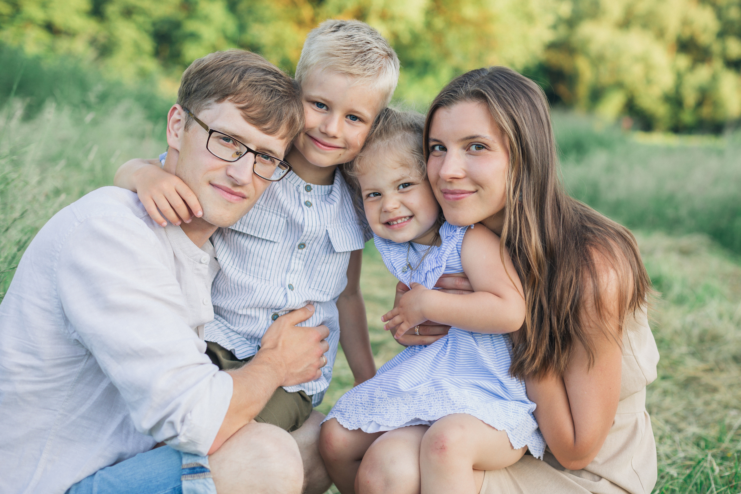 Анастасия, Александр, Глеб и Аня. Фотограф в Калининграде Дмитрий Мишин