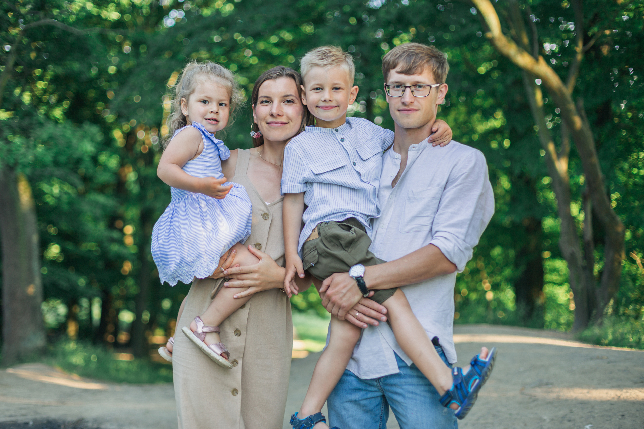 Анастасия, Александр, Глеб и Аня. Фотограф в Калининграде Дмитрий Мишин