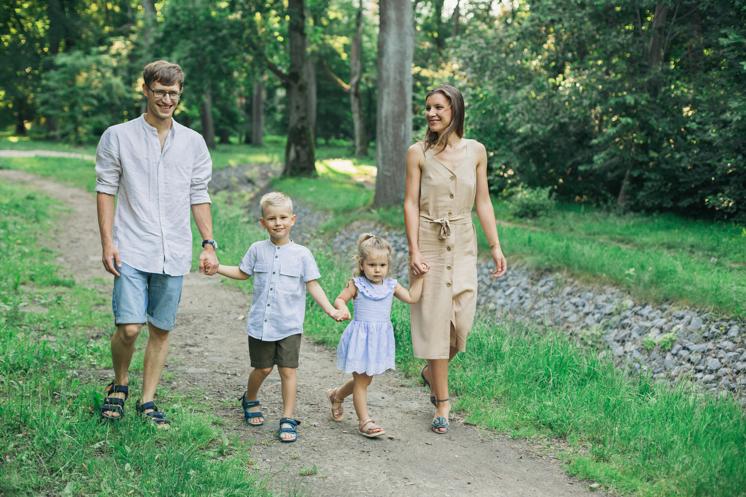 Анастасия, Александр, Глеб и Аня. Фотограф в Калининграде Дмитрий Мишин