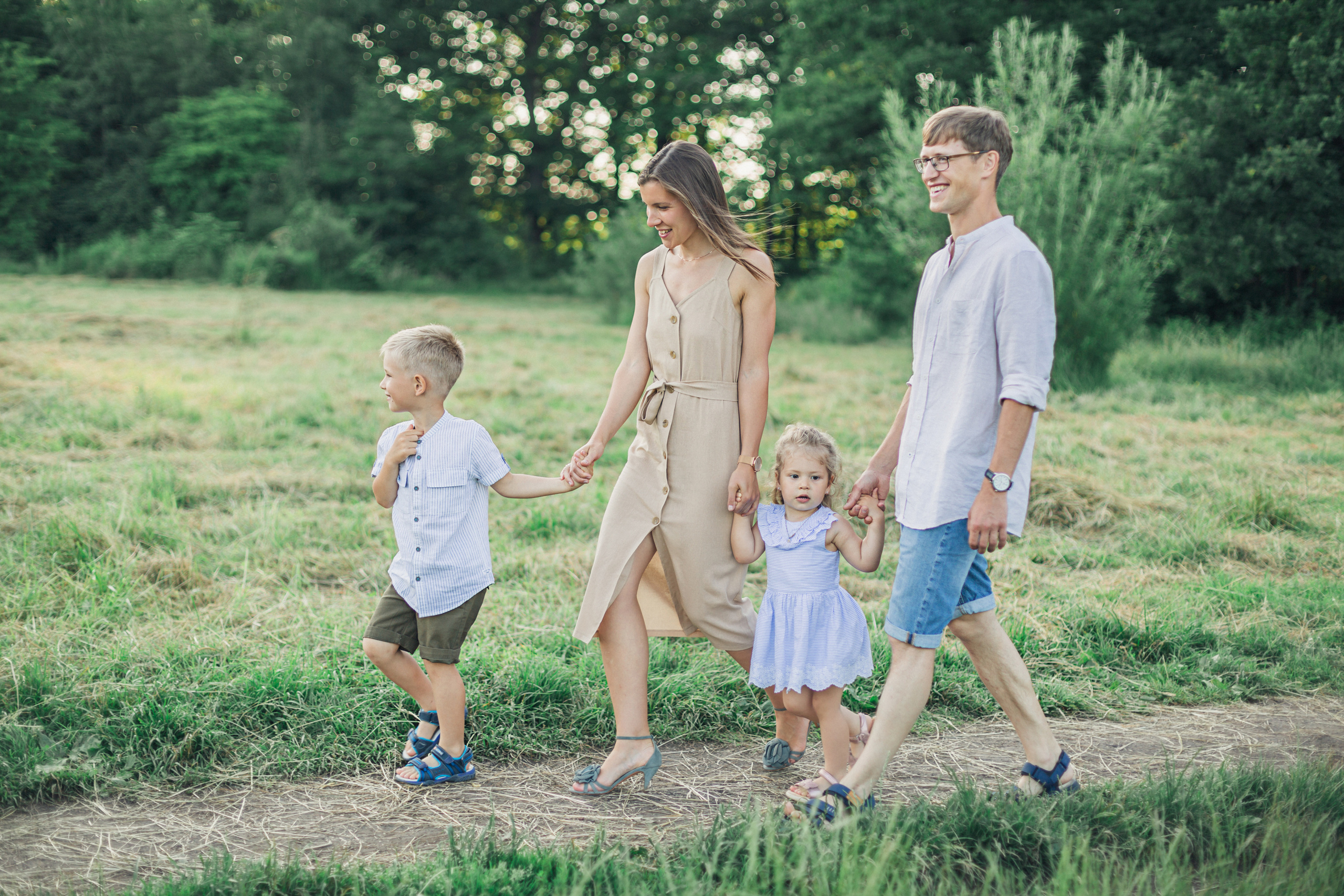 Анастасия, Александр, Глеб и Аня. Фотограф в Калининграде Дмитрий Мишин