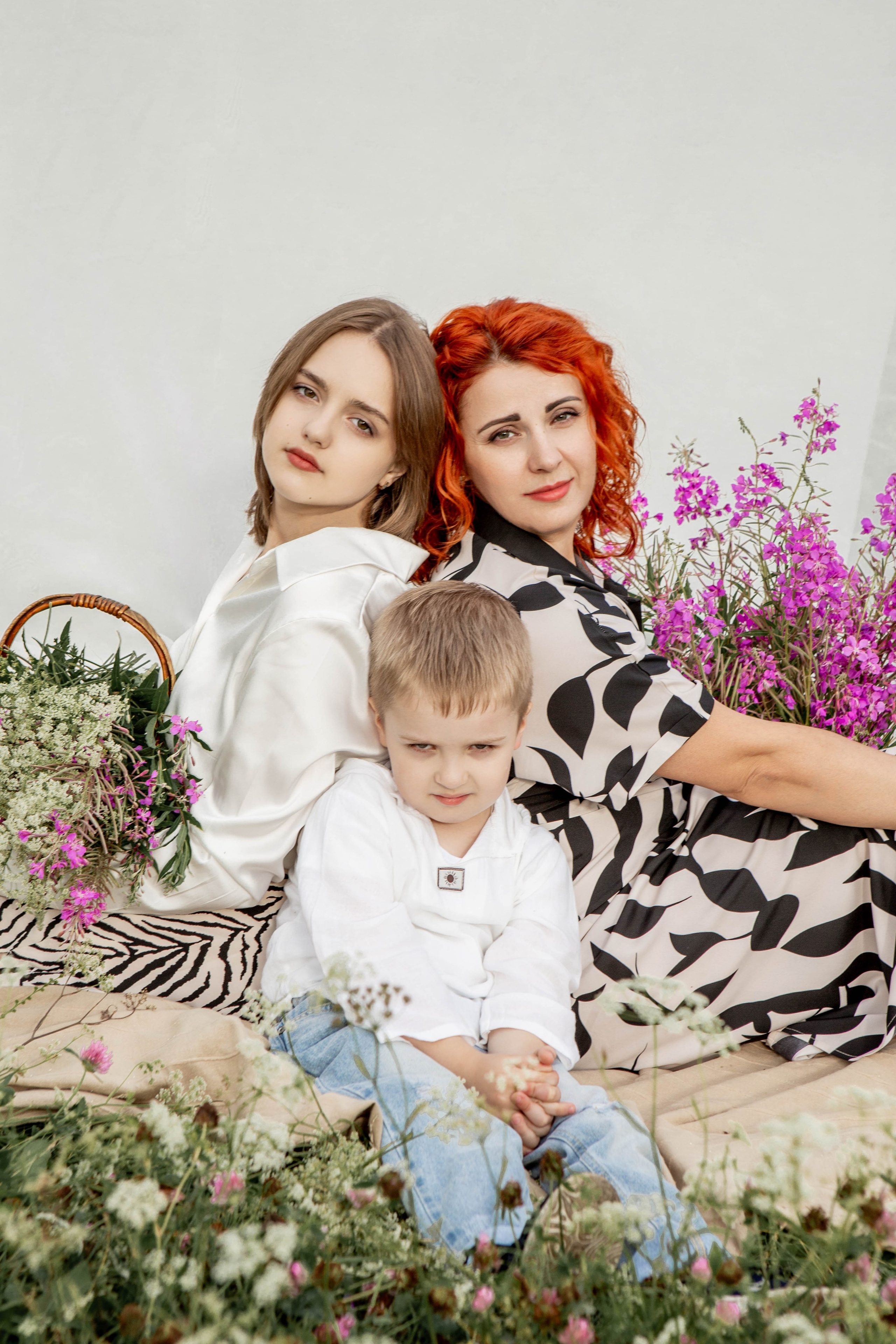 Мама и дети. Фотограф Екатерина Голицына