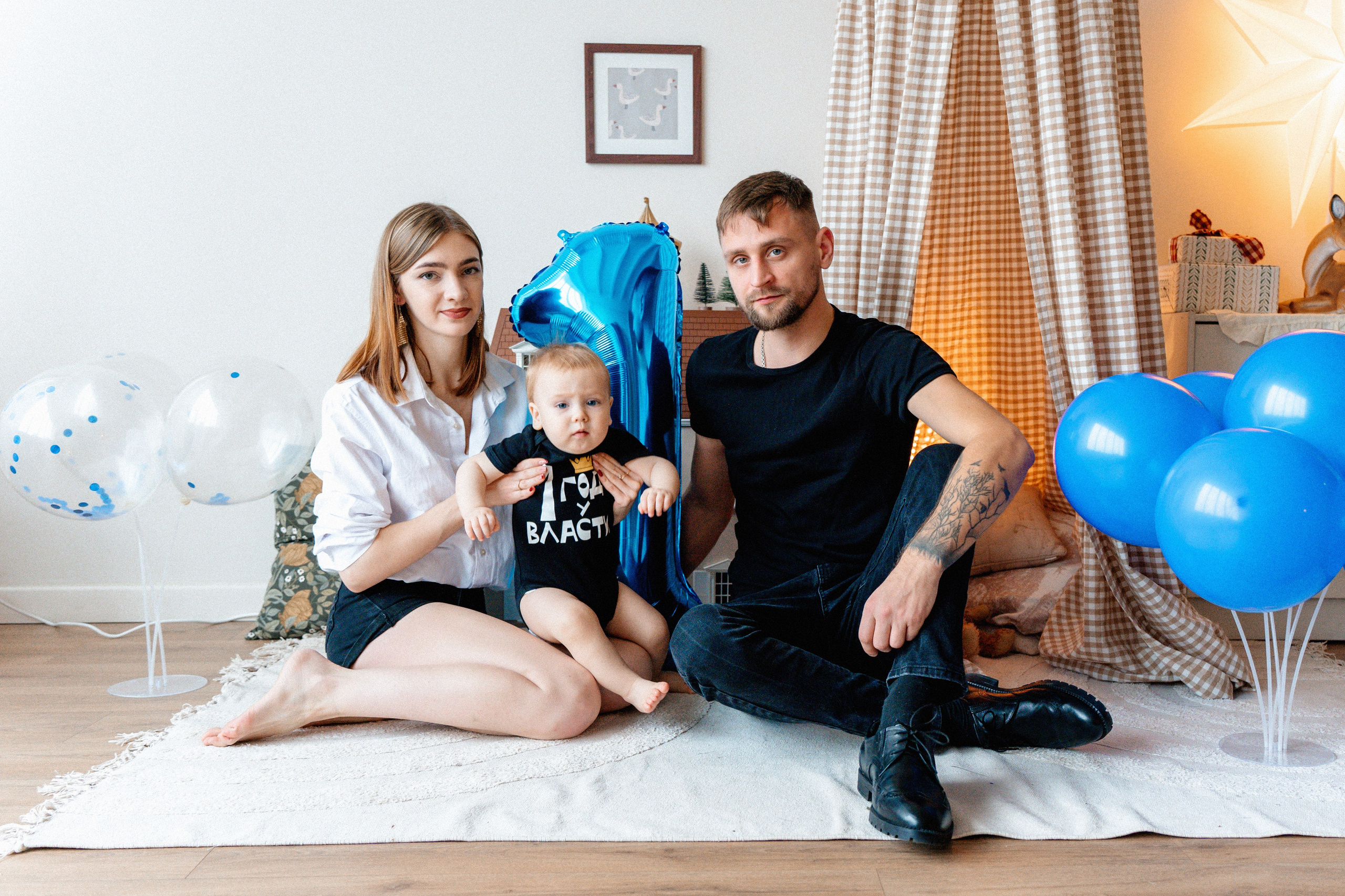 Наш сладкий малютка отметил годик. Ваш семейный фотограф в Минске — Вика Трегубова