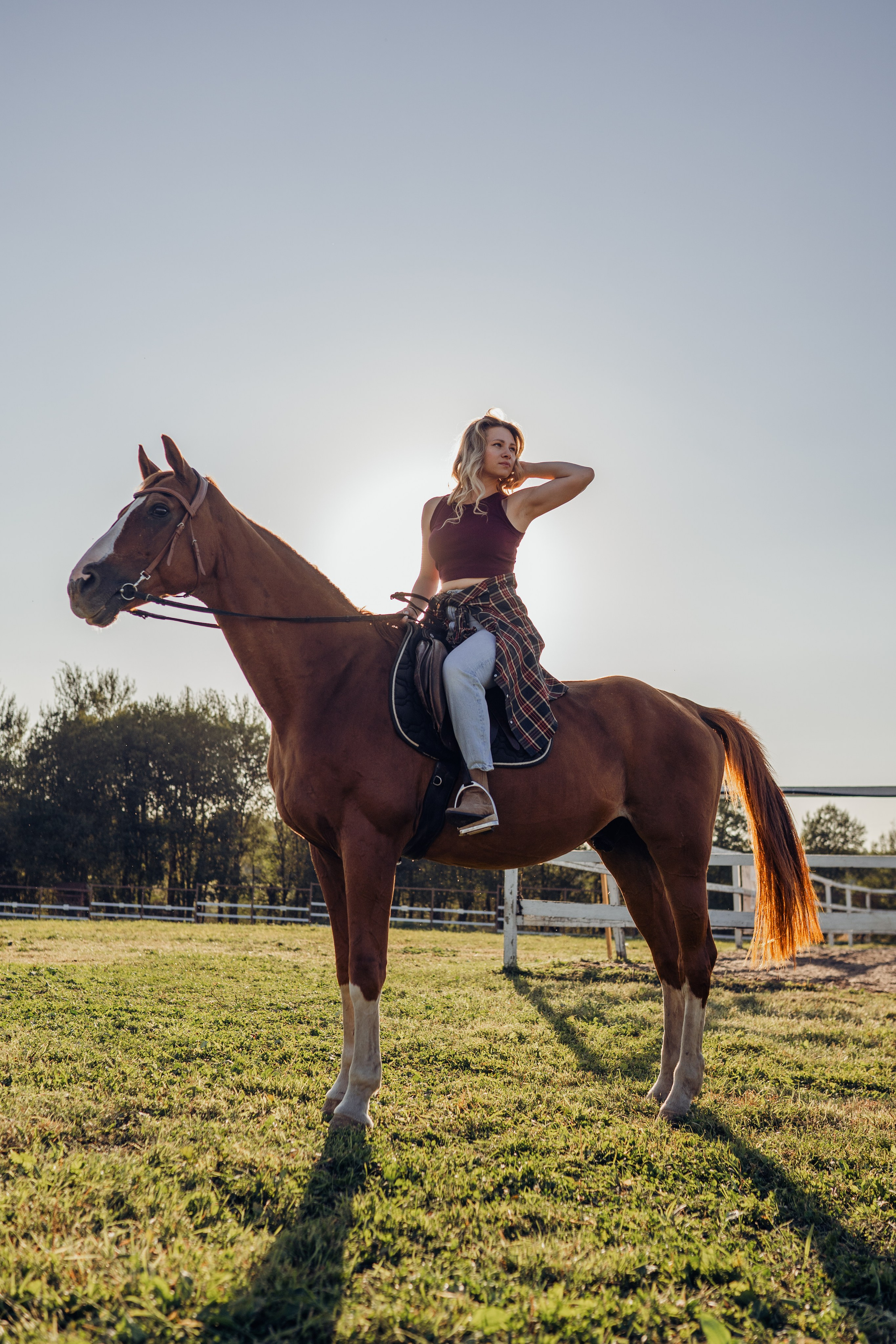 Фотосессия и прогулка на лошади. Семейный и детский фотограф Долгопрудный, Мария Кухтарова