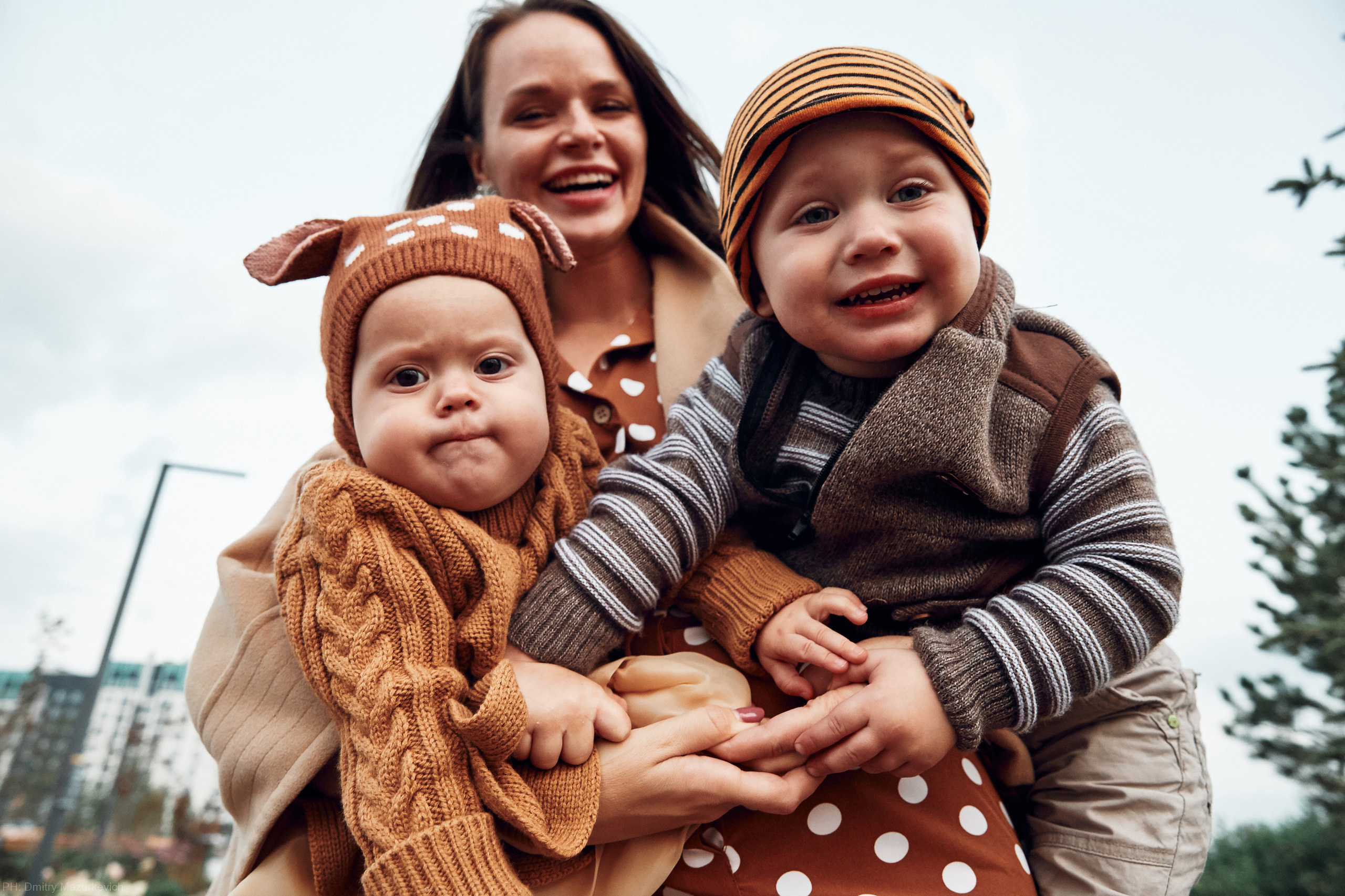 Активная семейная фотосессия на улице. Дмитрий Мазуркевич: Профессиональный Репортажный Фотограф