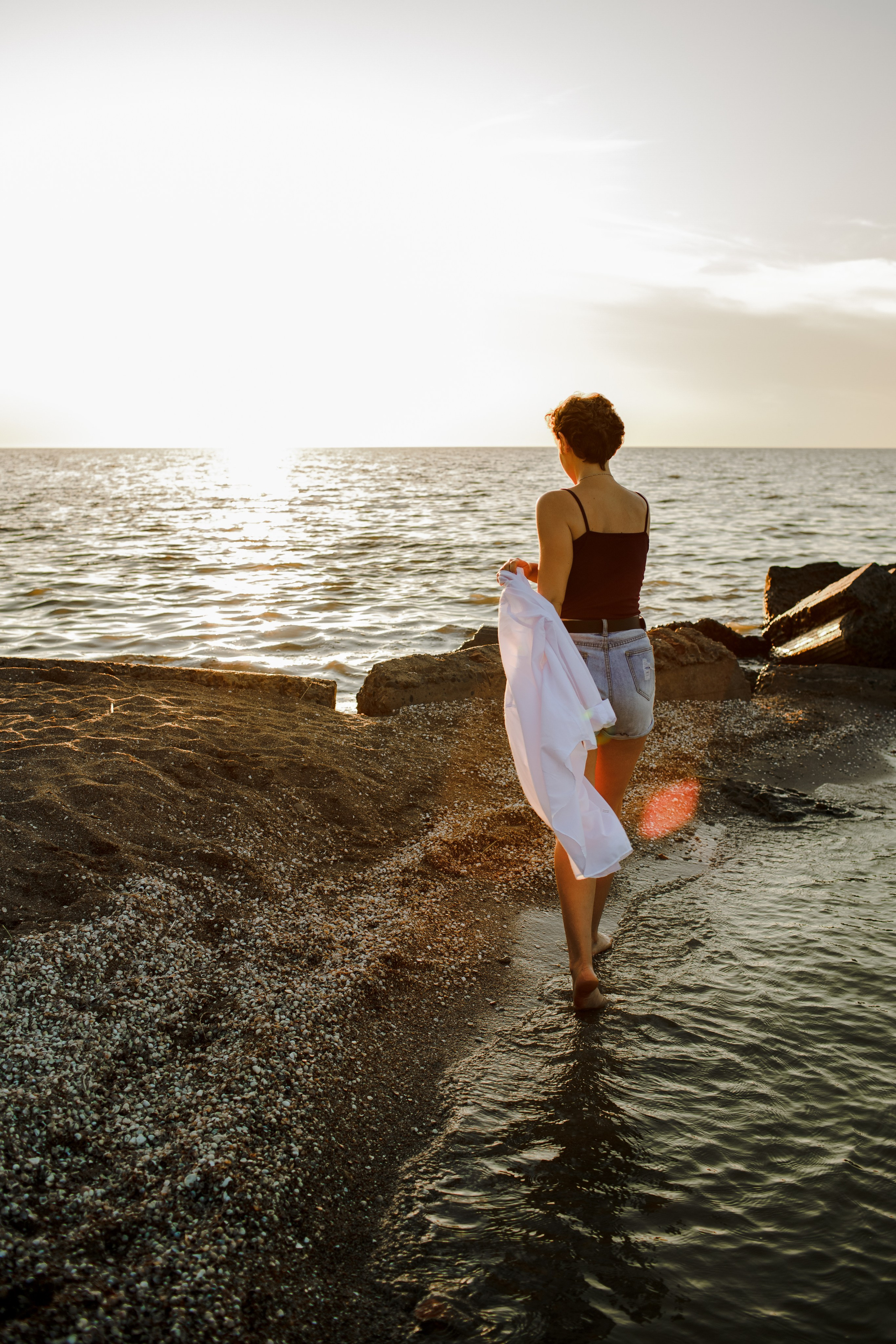 Портрет на море. Свадебный фотограф Кирилл Белый