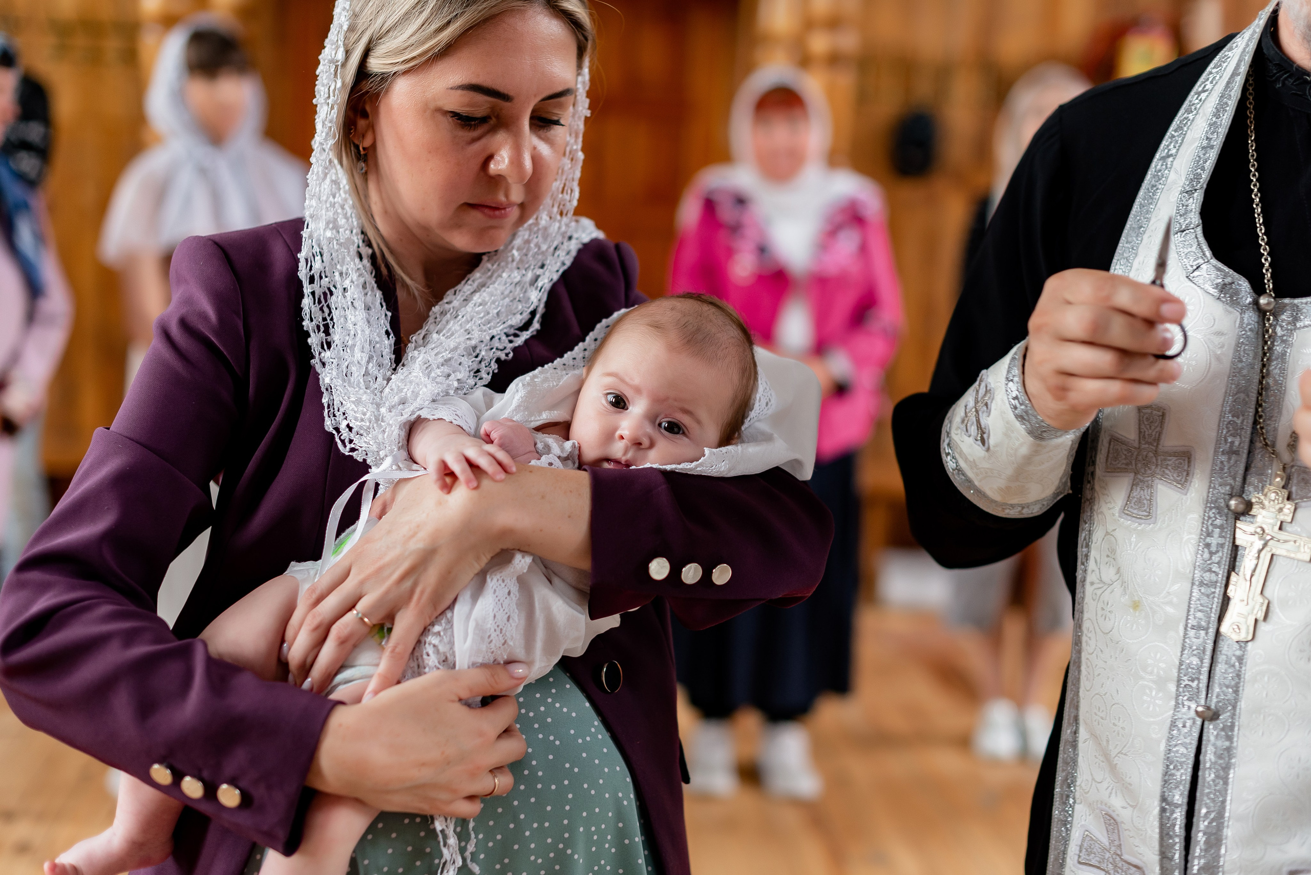 Крещение Ксении. Фотограф Татьяна Иванчикова