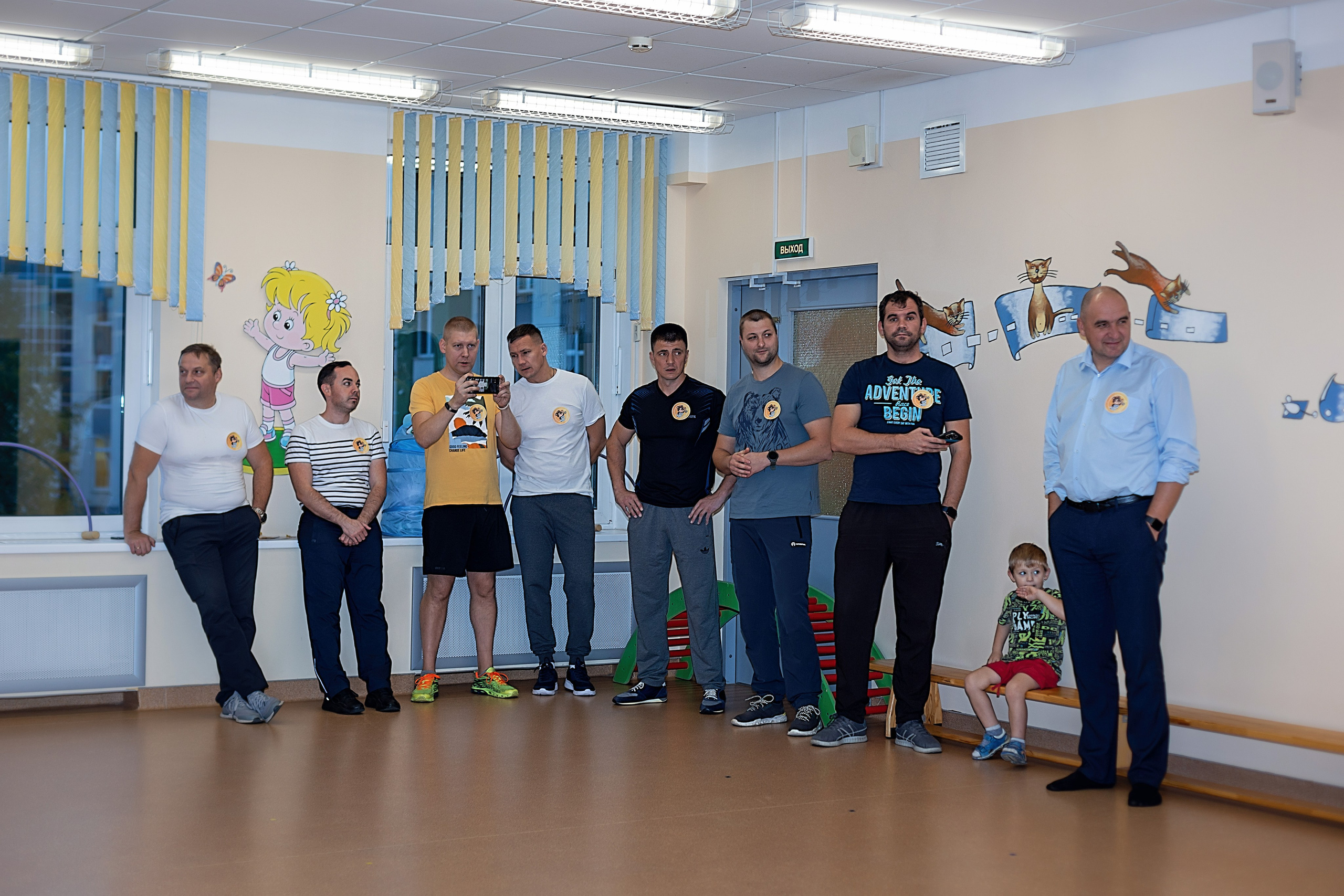 День пап в детском саду_2024. Семейный фотограф в Санкт-Петербурге