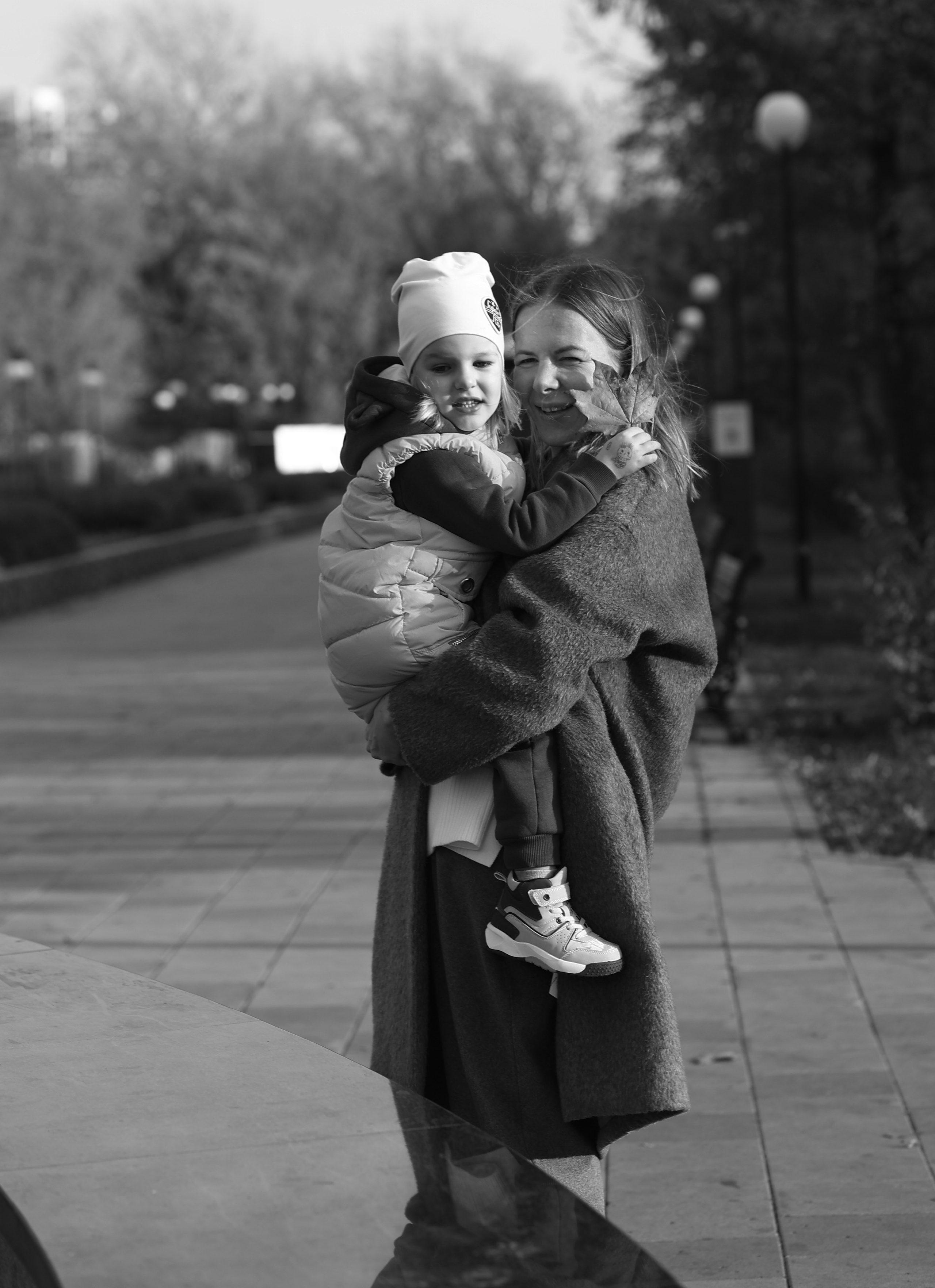 Осенняя фотосессия в парке. Портретный фотограф Москва