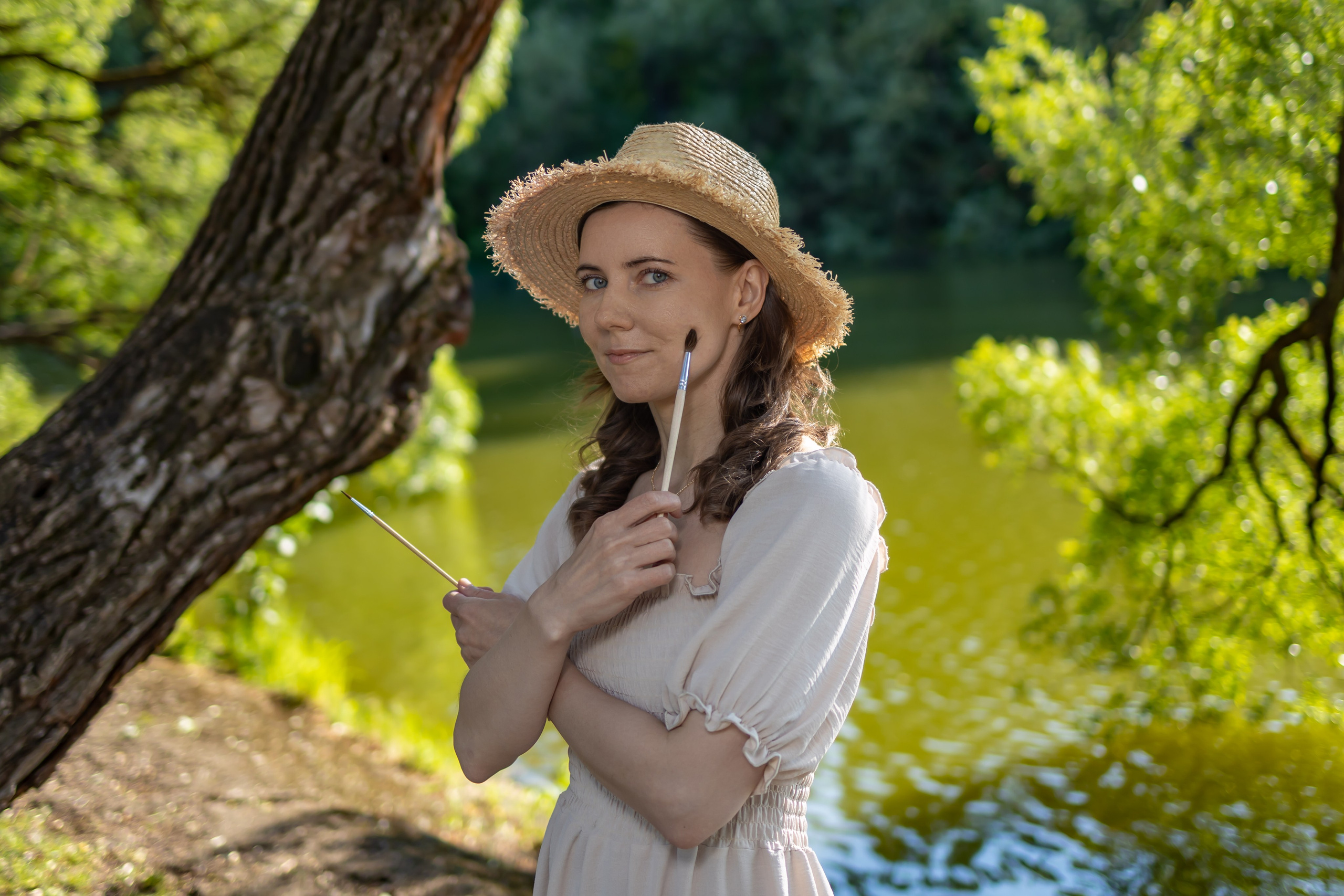 Фотосессия в стиле «Художница». Репортажный, семейный и студийный фотограф в Москве Демин Алексей