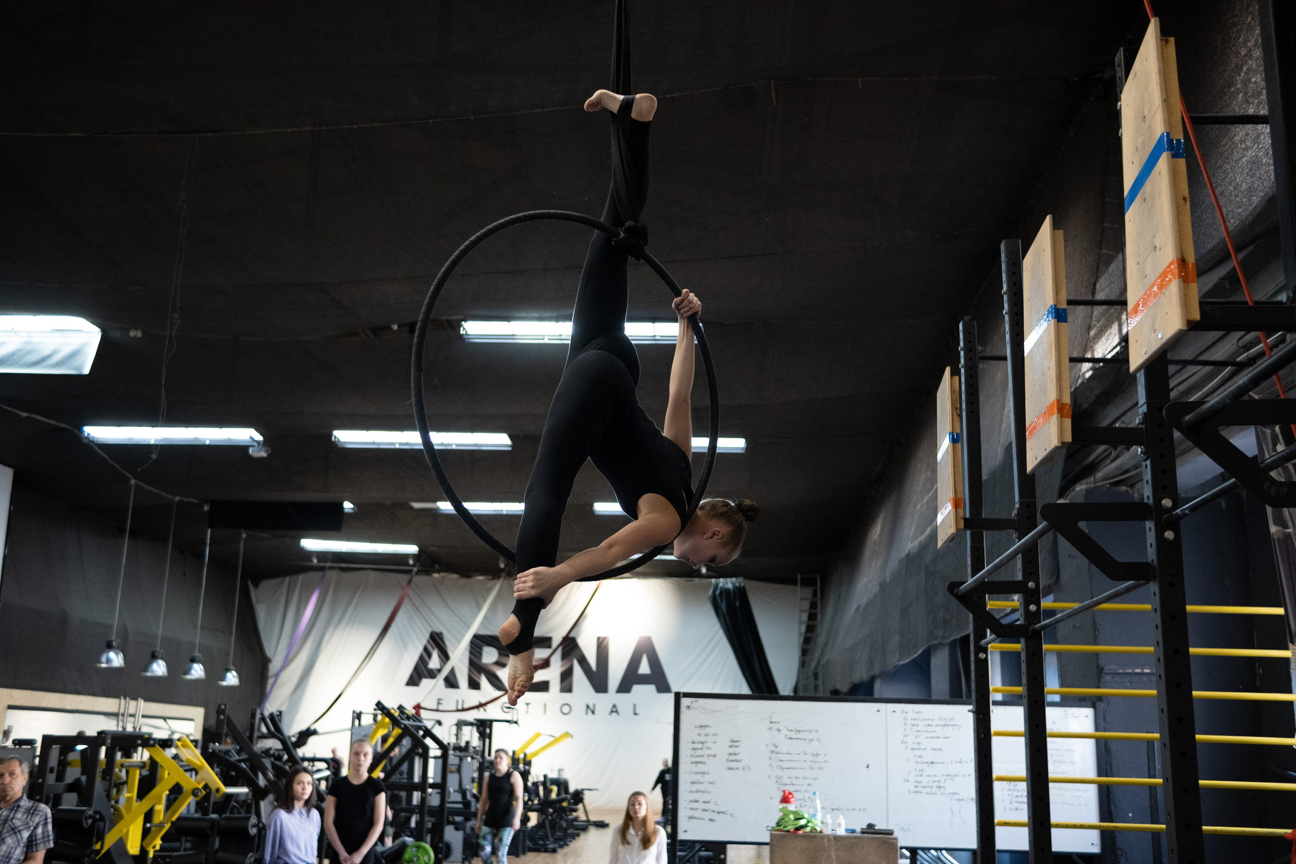 Внутриклубные соревнования по воздушной гимнастике 02.04.23