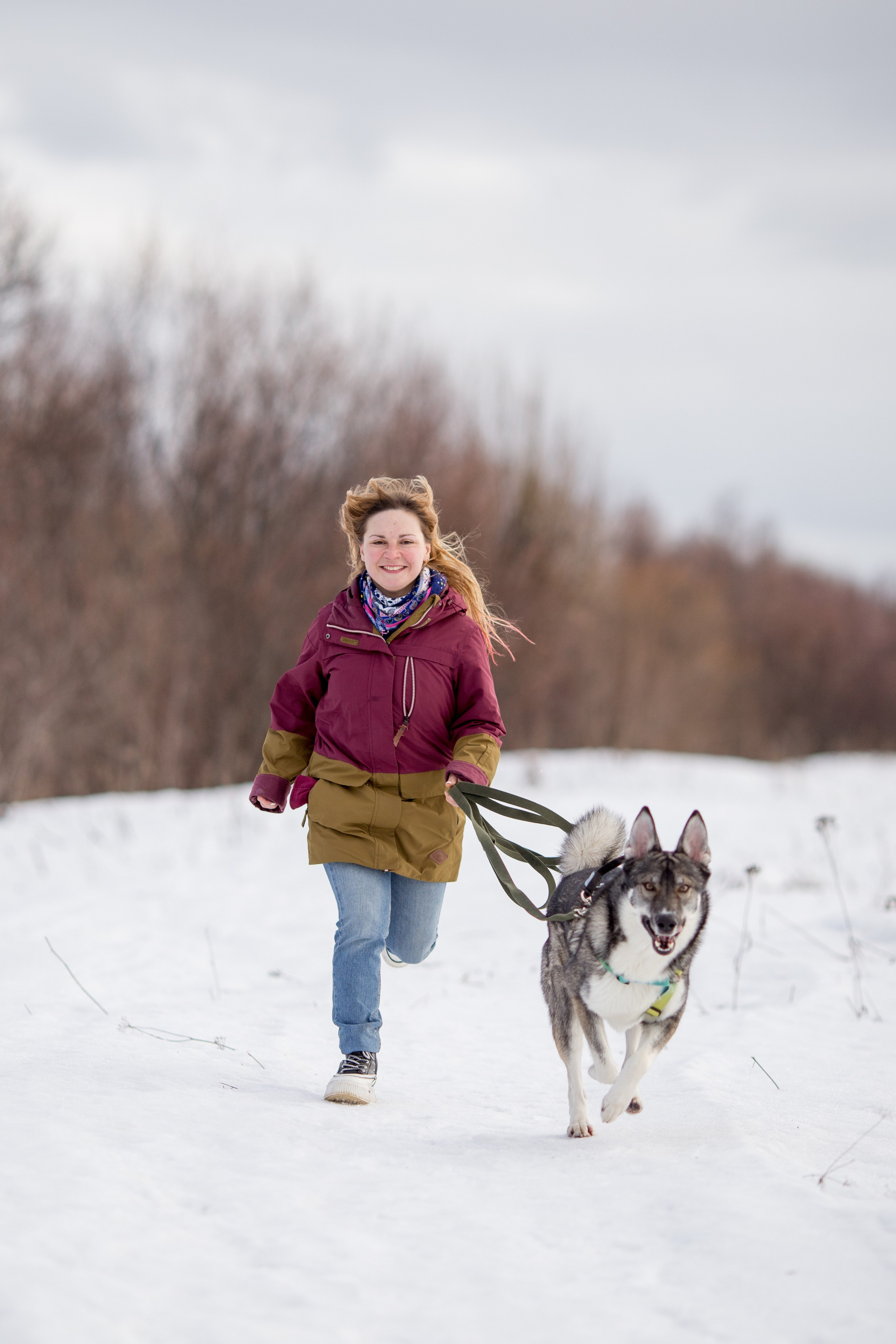 Фотосессия с собакой в Архангельске