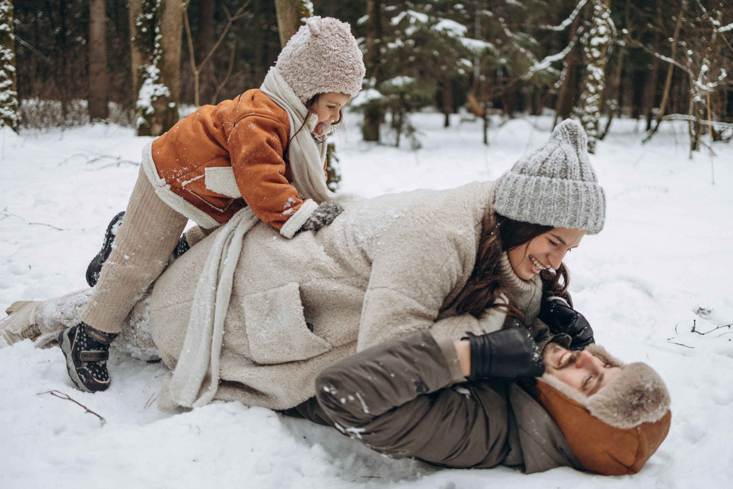Зимняя прогулка. Семейный фотограф в Москве Валерия Карпова