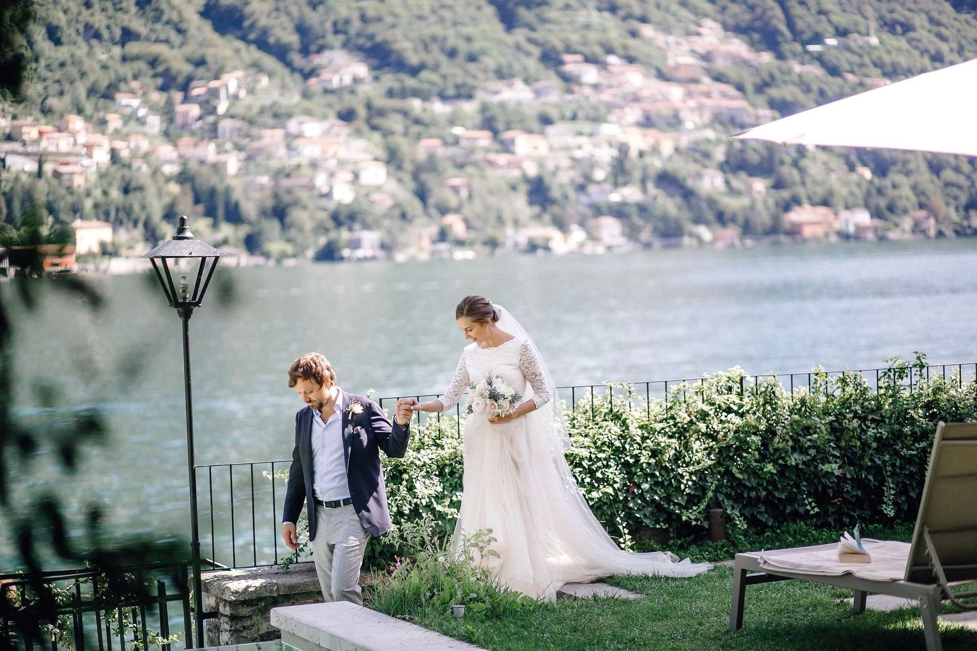 Саша и Настя. Комо. Любовь Чуляева — свадебный фотограф в Москве и Европе