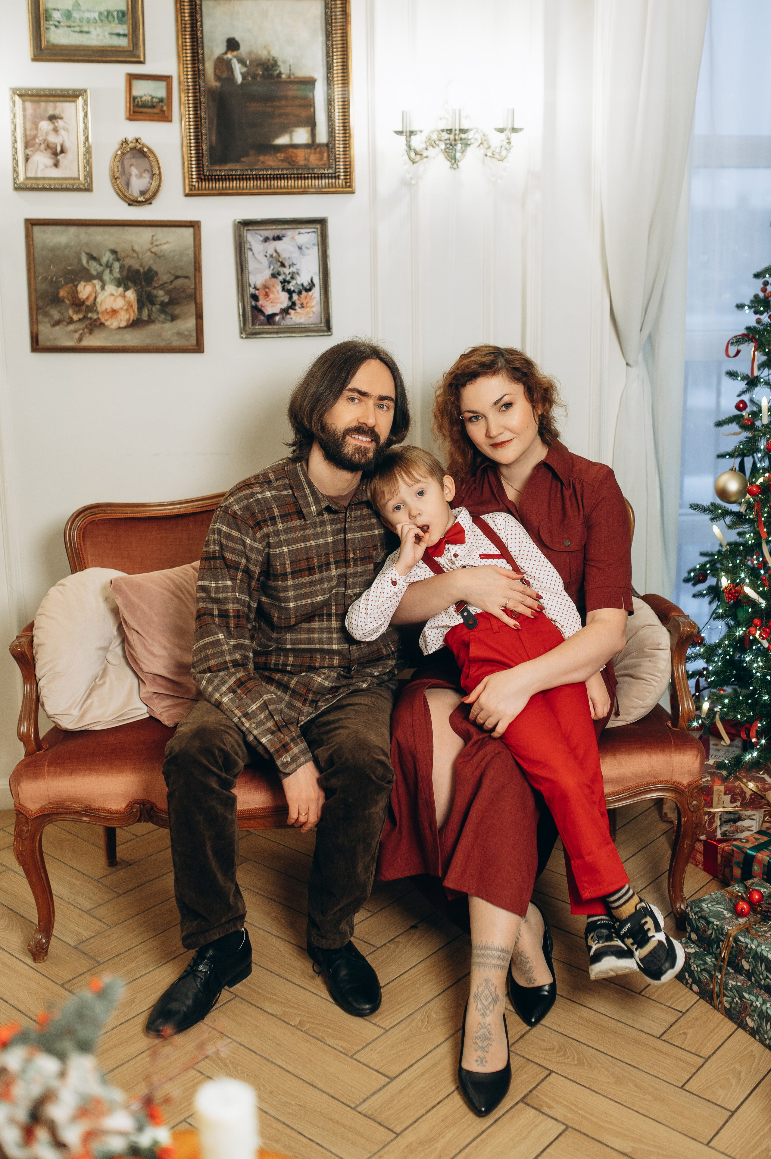 Новогодняя семейная съемка. Свадебный и студийный фотограф Ирина Котикова