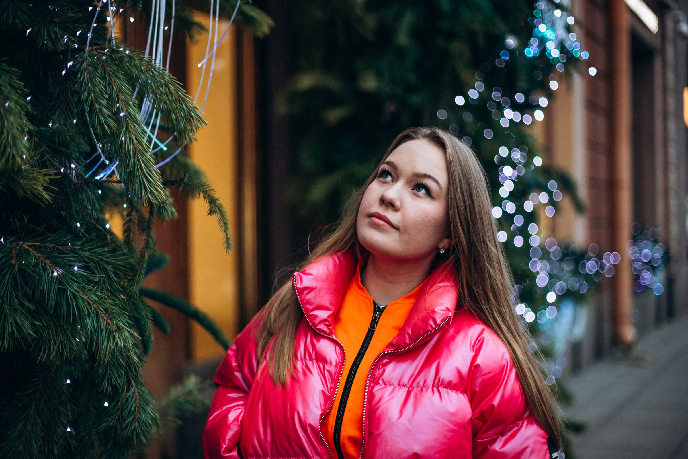 Анастасия в декабре. Фотопрогулка в Петербурге. Индивидуальный и семейный фотограф в Санкт-Петербурге