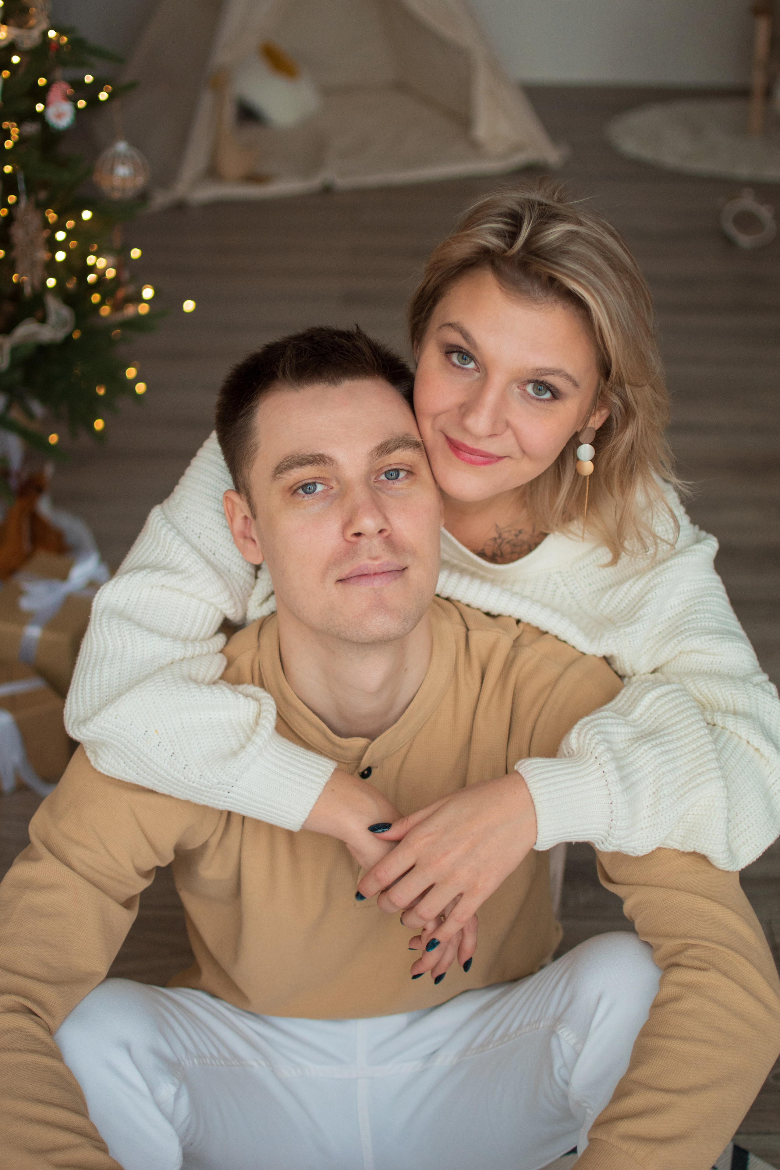 Новогодняя съемка для семьи Матвеевых 2023. Свадебный и семейный фотограф в Казани Диана Портнова