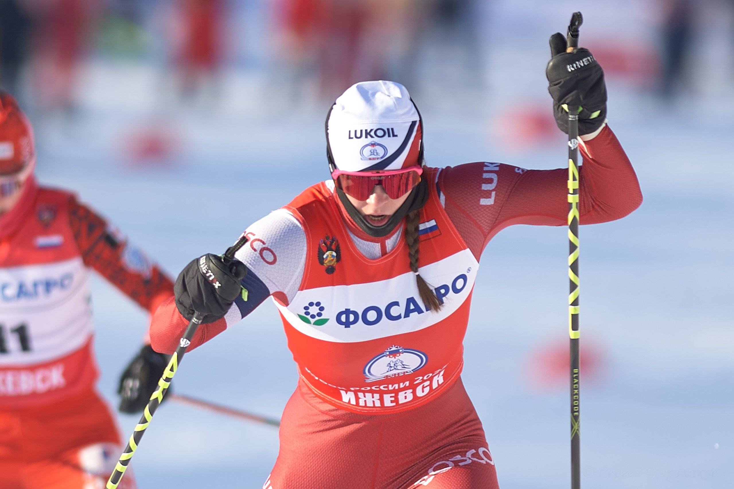 VI этап ФосАгро Кубка России по лыжным гонкам. Спринт. Ижевск 25.01.2025. Спортивный репортажный фотограф в Ижевске Сергей Мерзляков