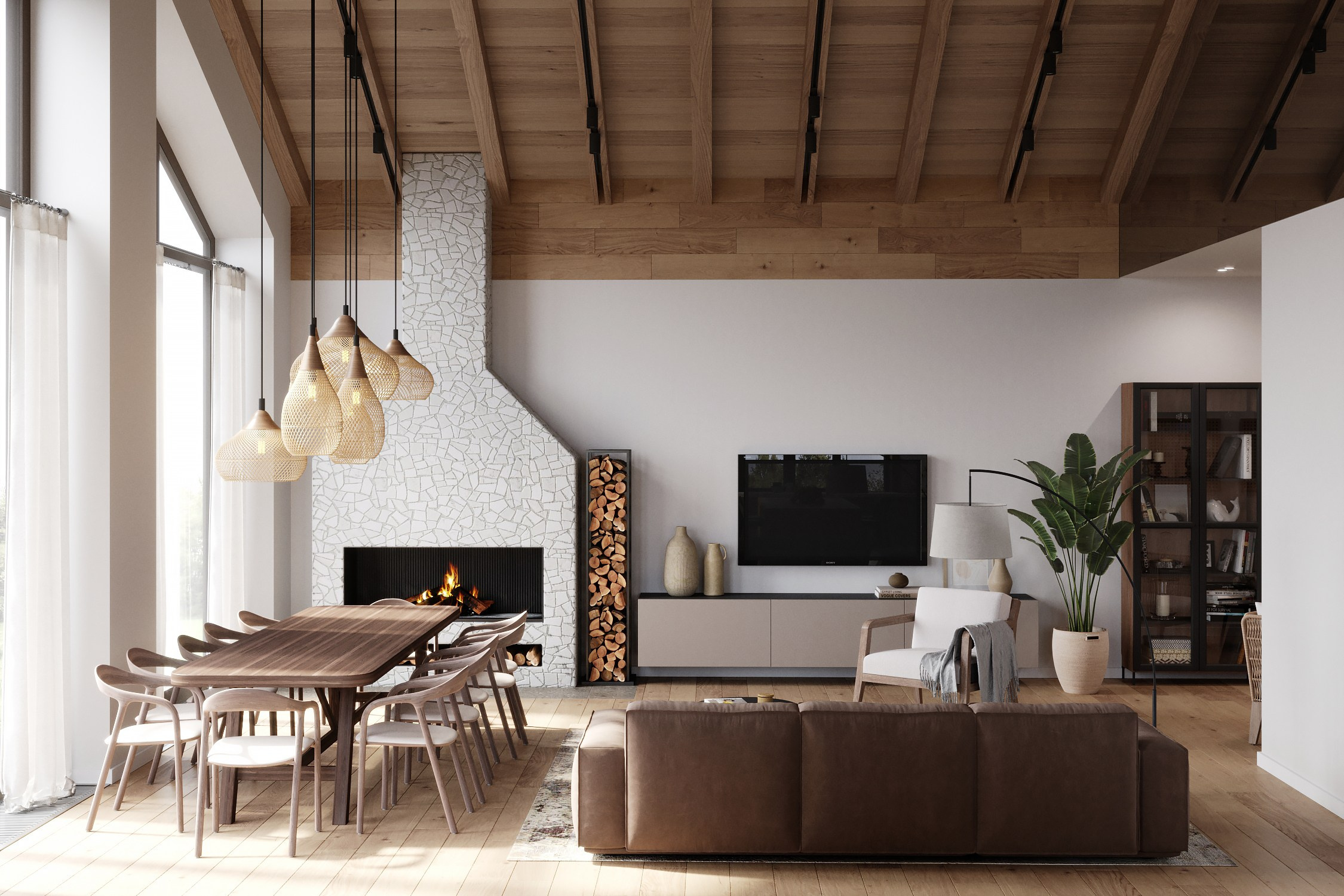 Визуализация дома 100 m². Заказать 3d визуализацию интерьеров — Дарья Веденёва