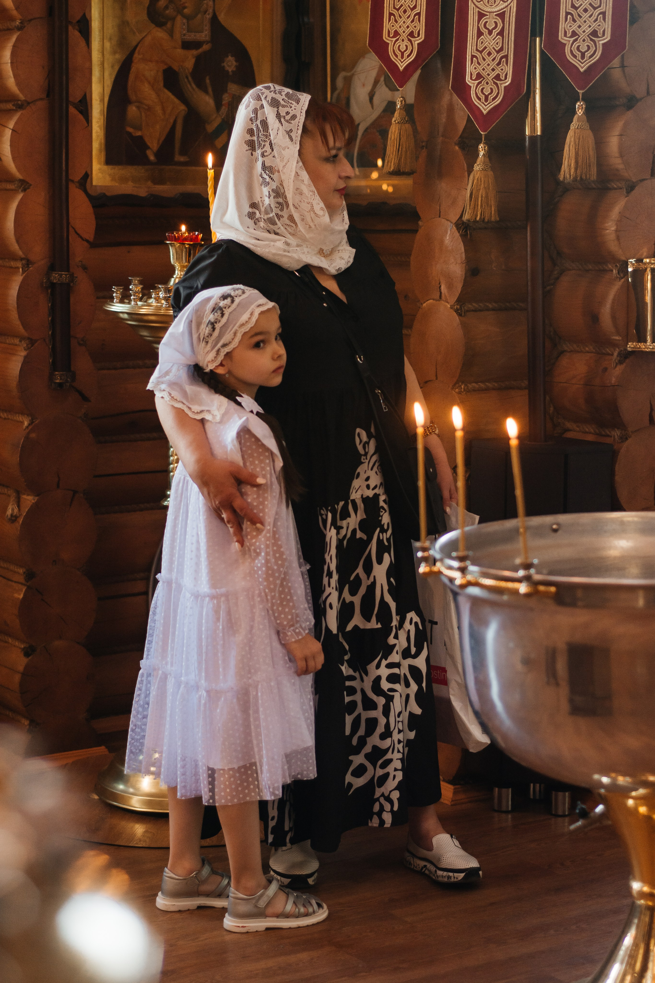 Фотосессия крещения Елизаветы. Семейный и детский фотограф Кущ Наташа