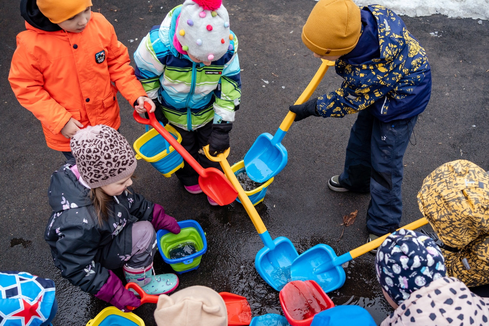 Детский садик. Семейный фотограф Варвара Сорока в городе Москве