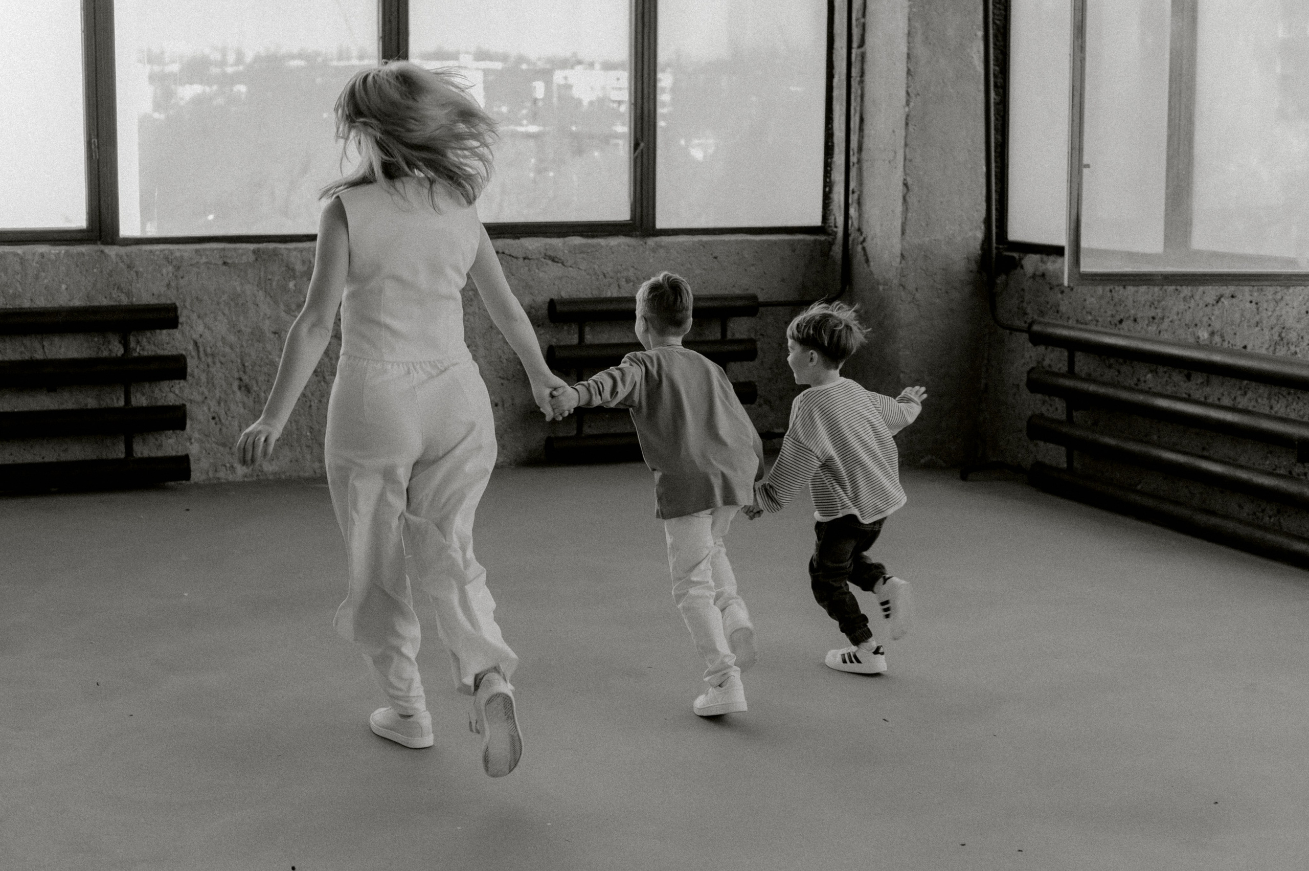 Ира, Дима, Демид и Мирон. Фотограф Мария Стрелкова