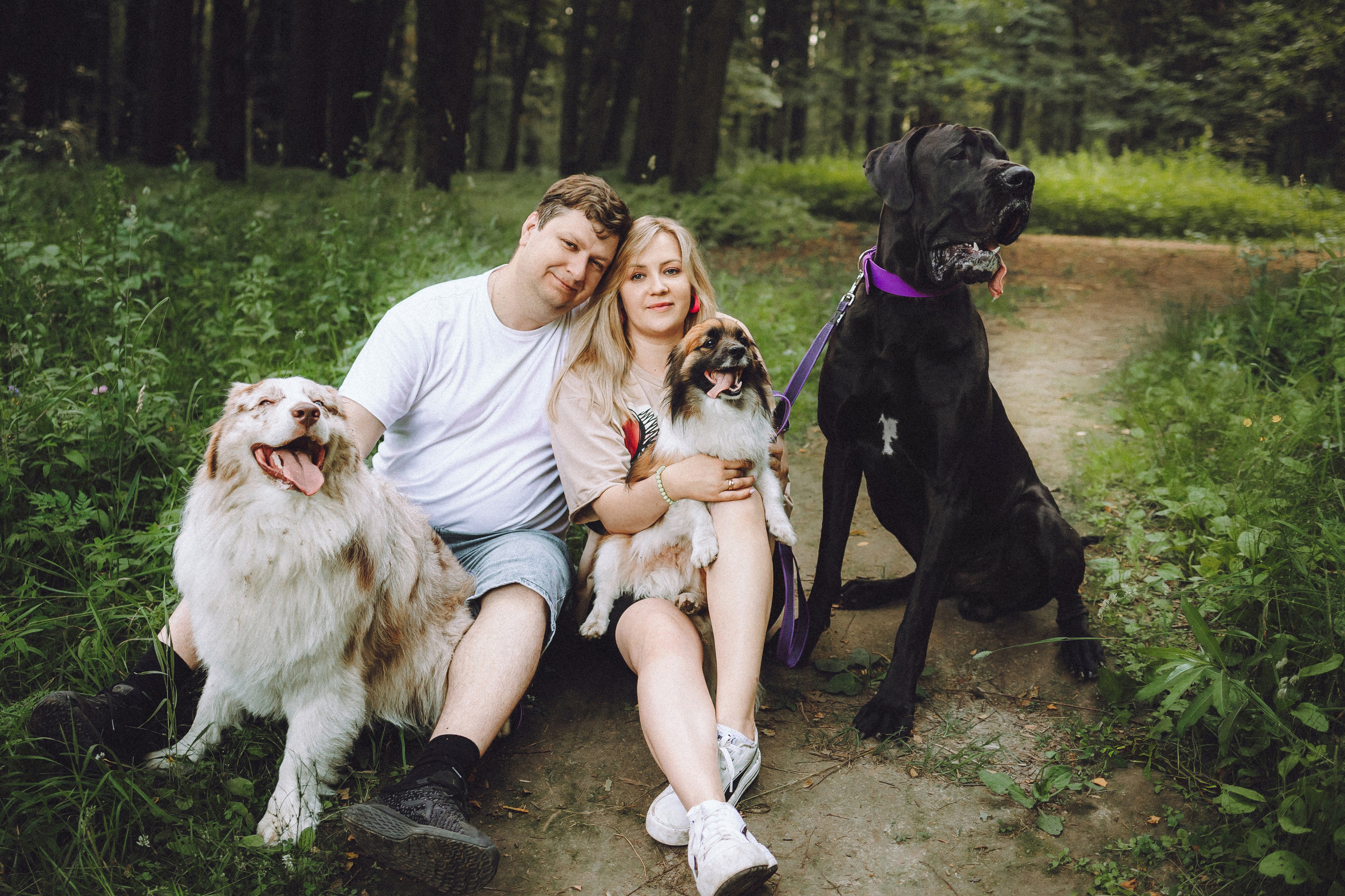 Катя, Андрей, Гектор, Ричи, Тортик и Трой