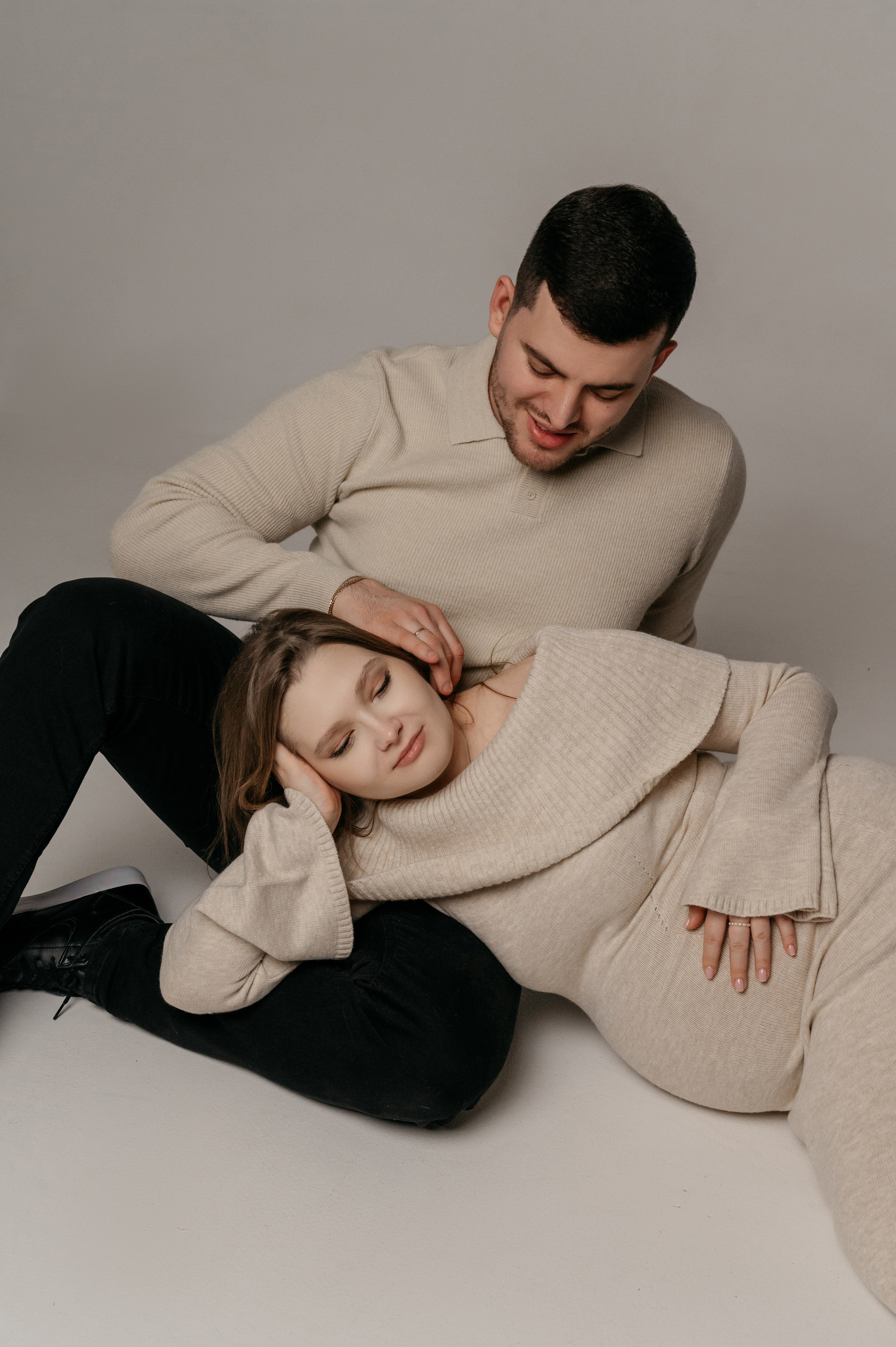 Нежная фотосессия беременности для Юли и Анзора. Свадебный фотограф Мария Строгонова