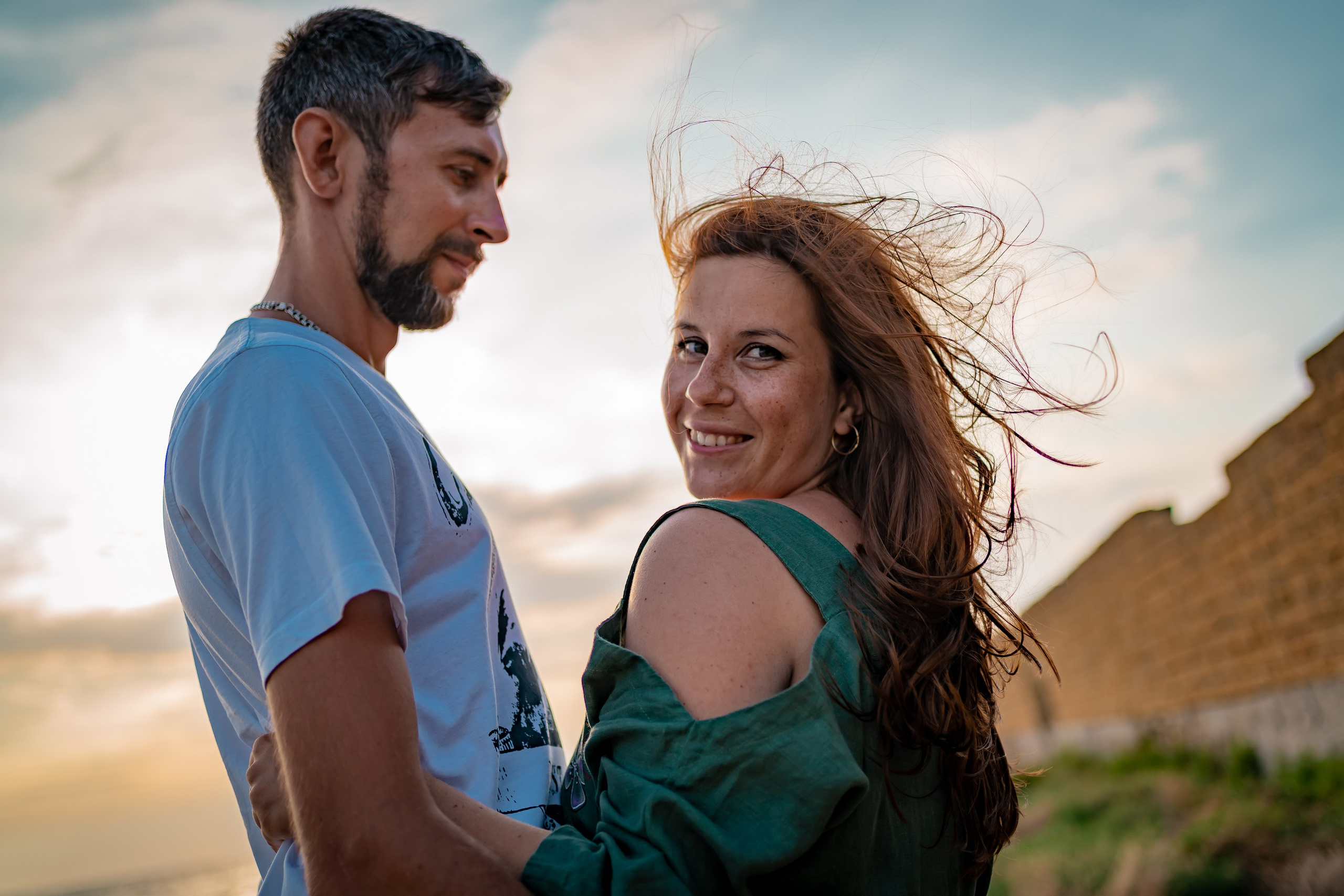 Вероника с мужем в Крыму. Семейный фотограф Варвара Сорока в городе Москве