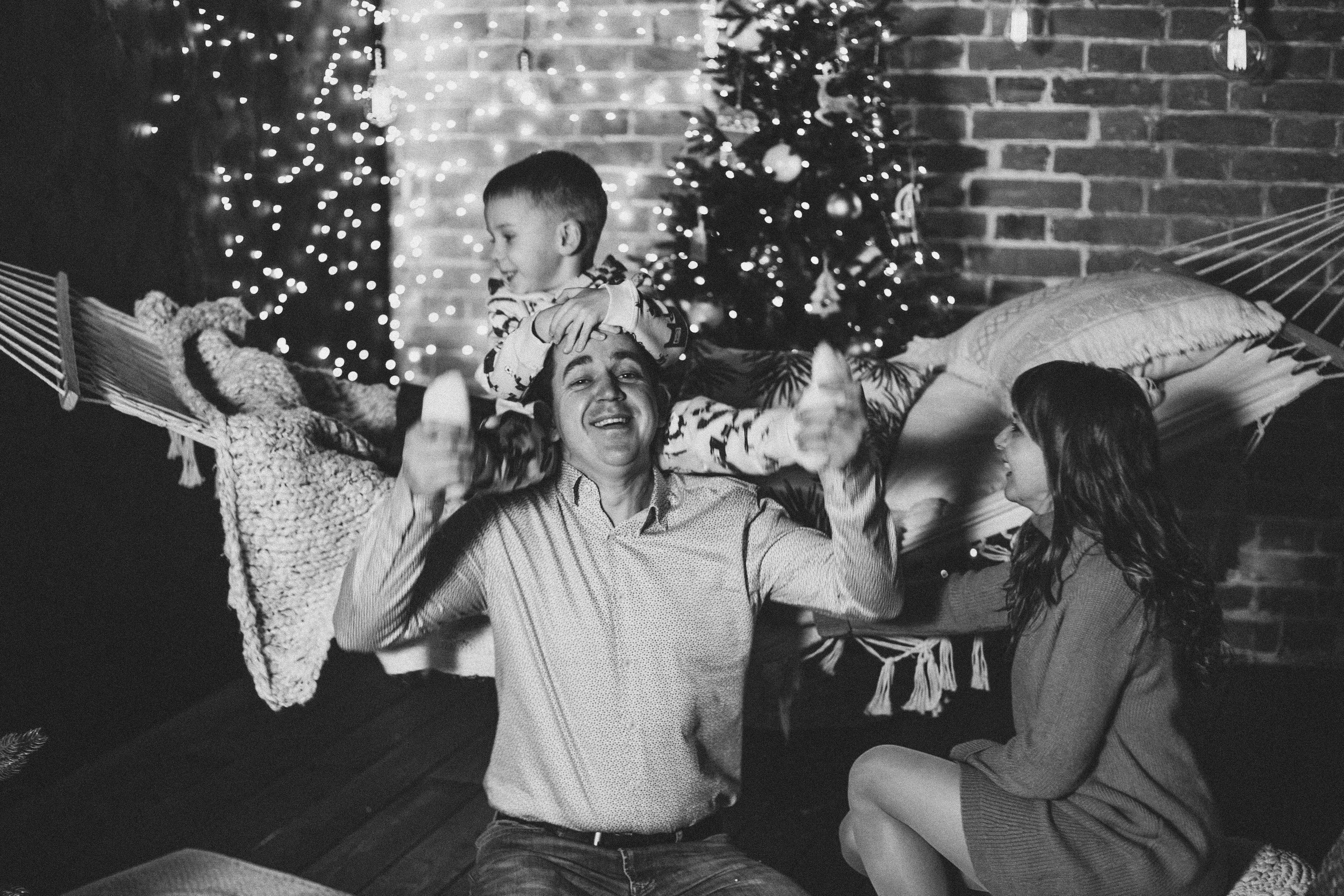 Новогодняя фотосессия в студии «Амальгама». Семейный и свадебный фотограф в Саратове Катерина Оленская