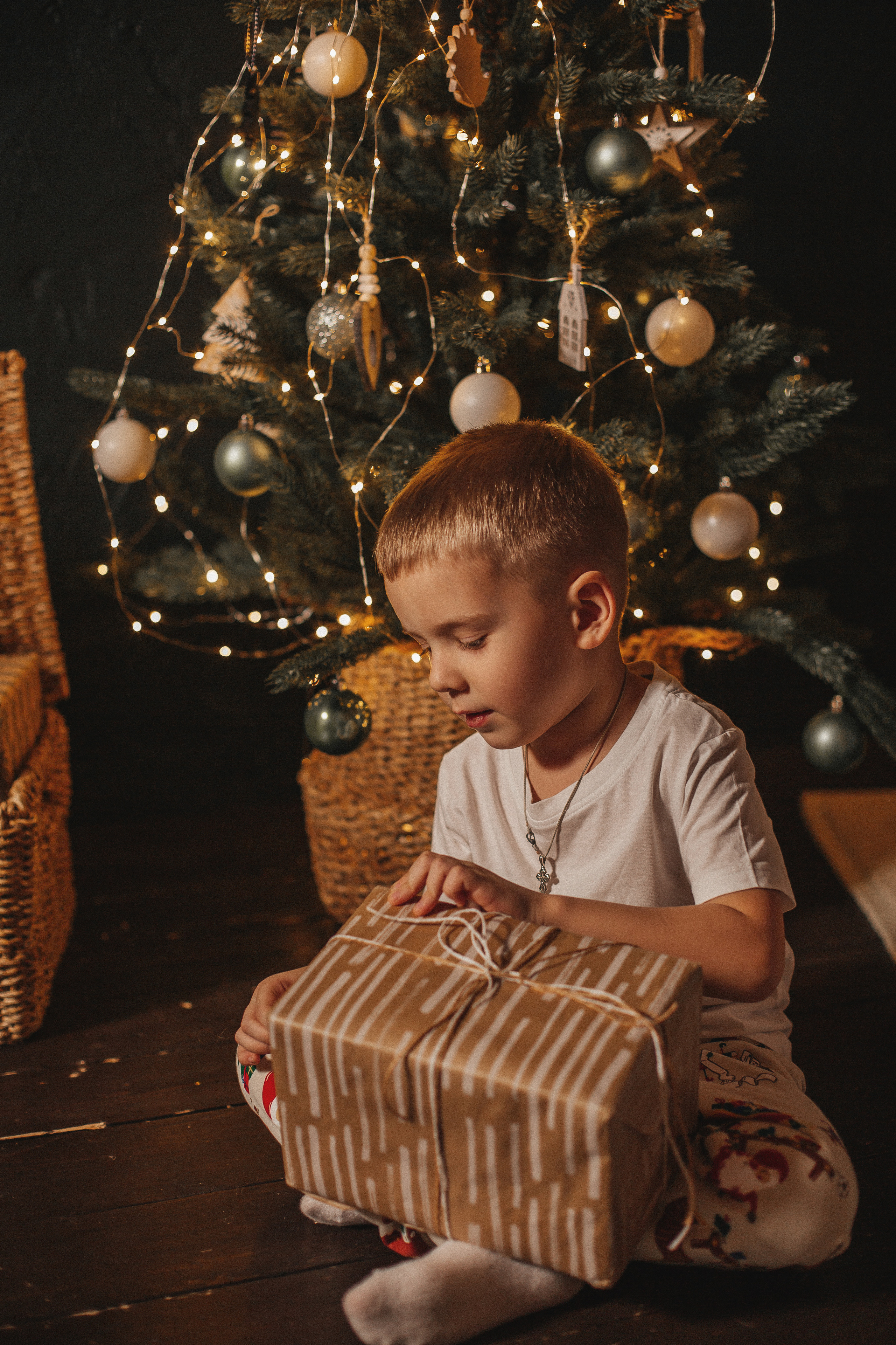 Новогодняя фотосессия в студии «Амальгама». Семейный и свадебный фотограф в Саратове Катерина Оленская