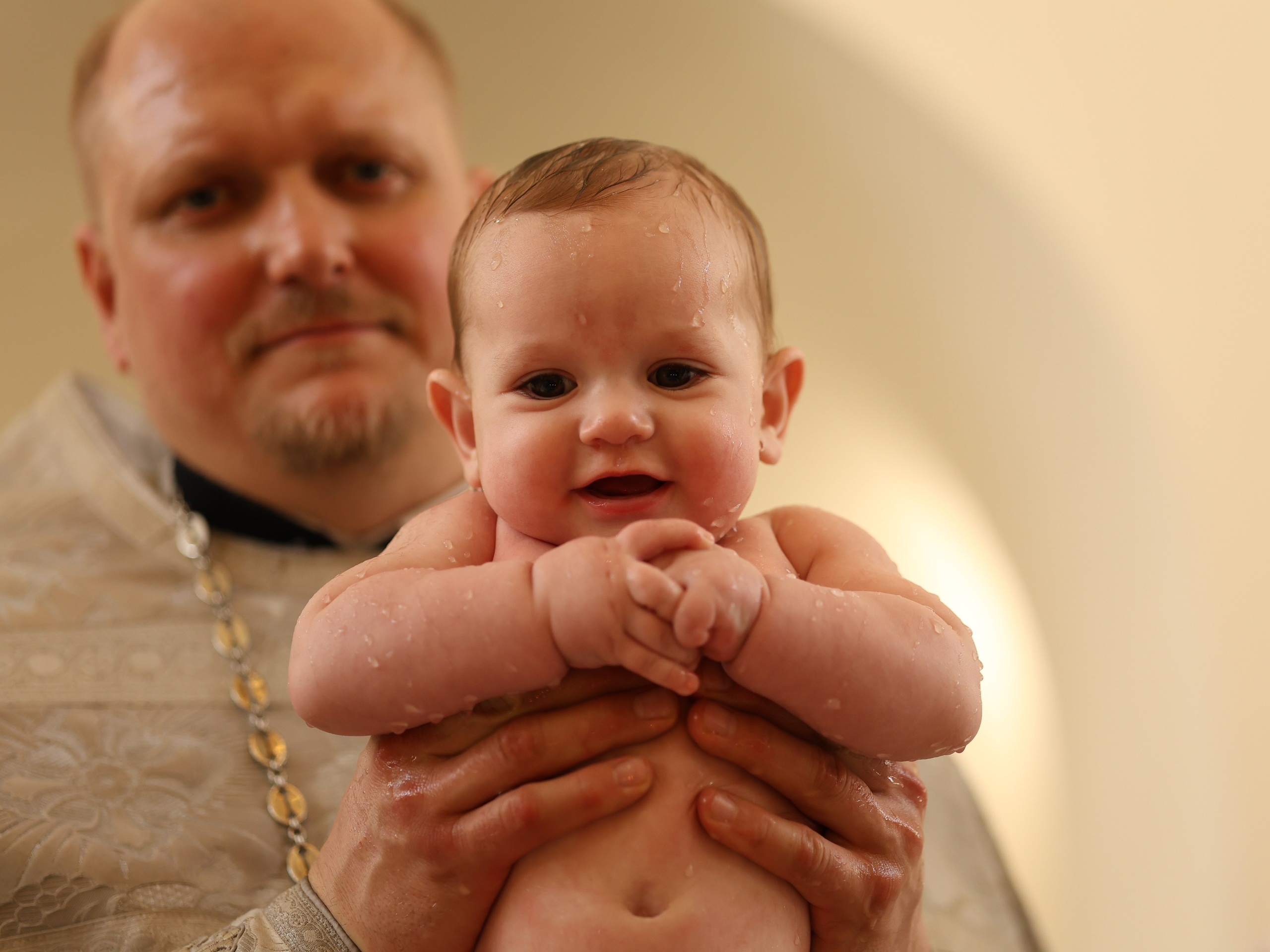 Таинство крещения. Фотограф на крещение Москва