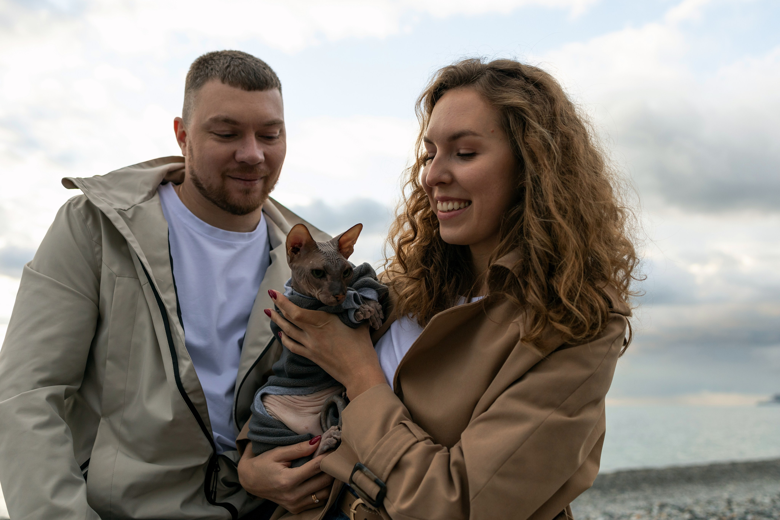 Пётр, Мария и кот Рич. Портретный фотограф и Love story в Сочи