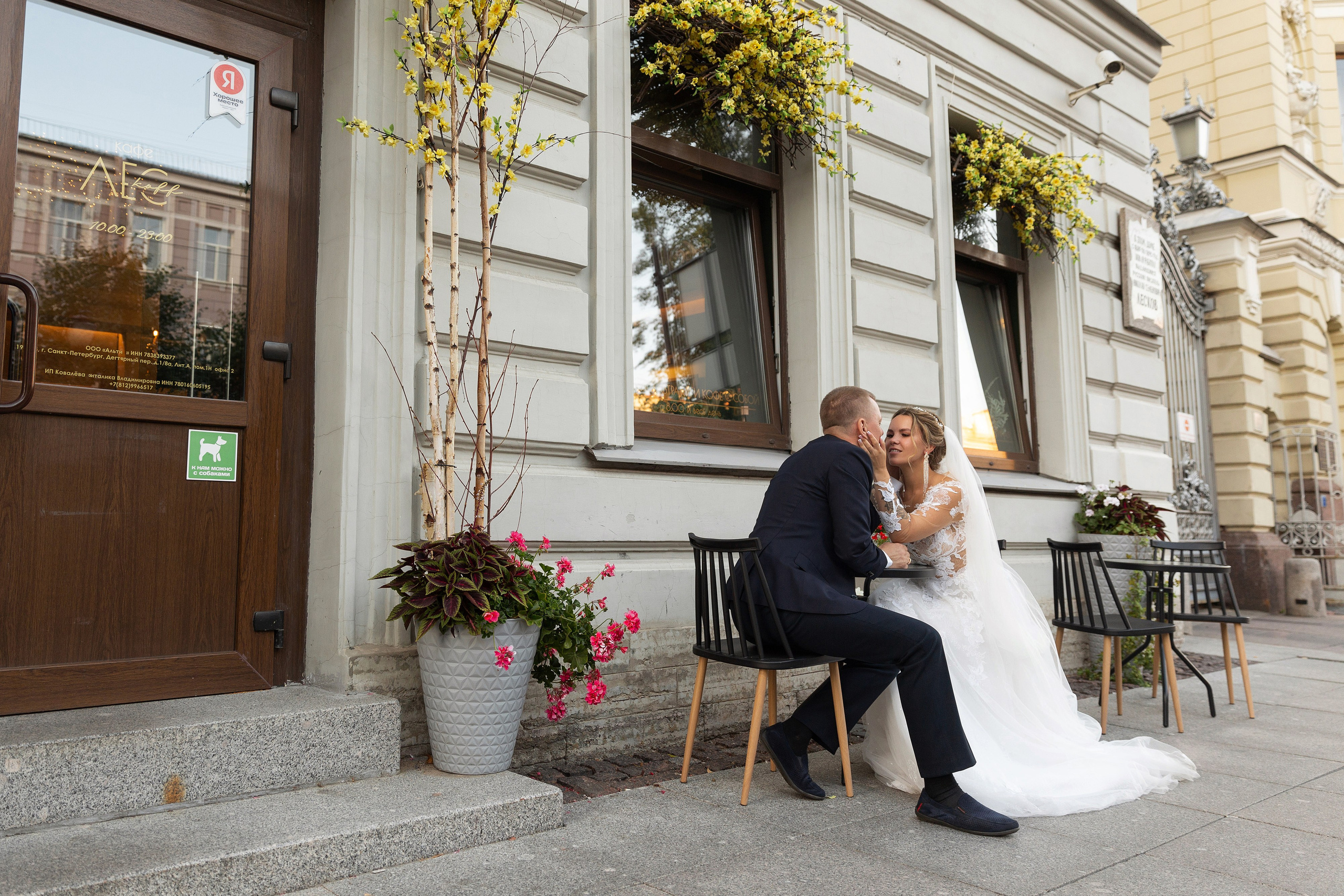 Свадебная съемка Юли и Юры. Свадебный и портретный фотограф в Санкт-Петербурге Надежда Чечулина