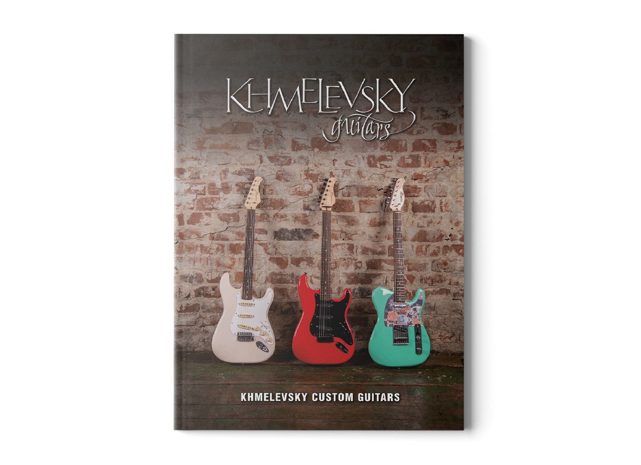 Каталог электрогитар KHMELEVSKY CUSTOM GUITARS. Александр Воронов — графический дизайнер