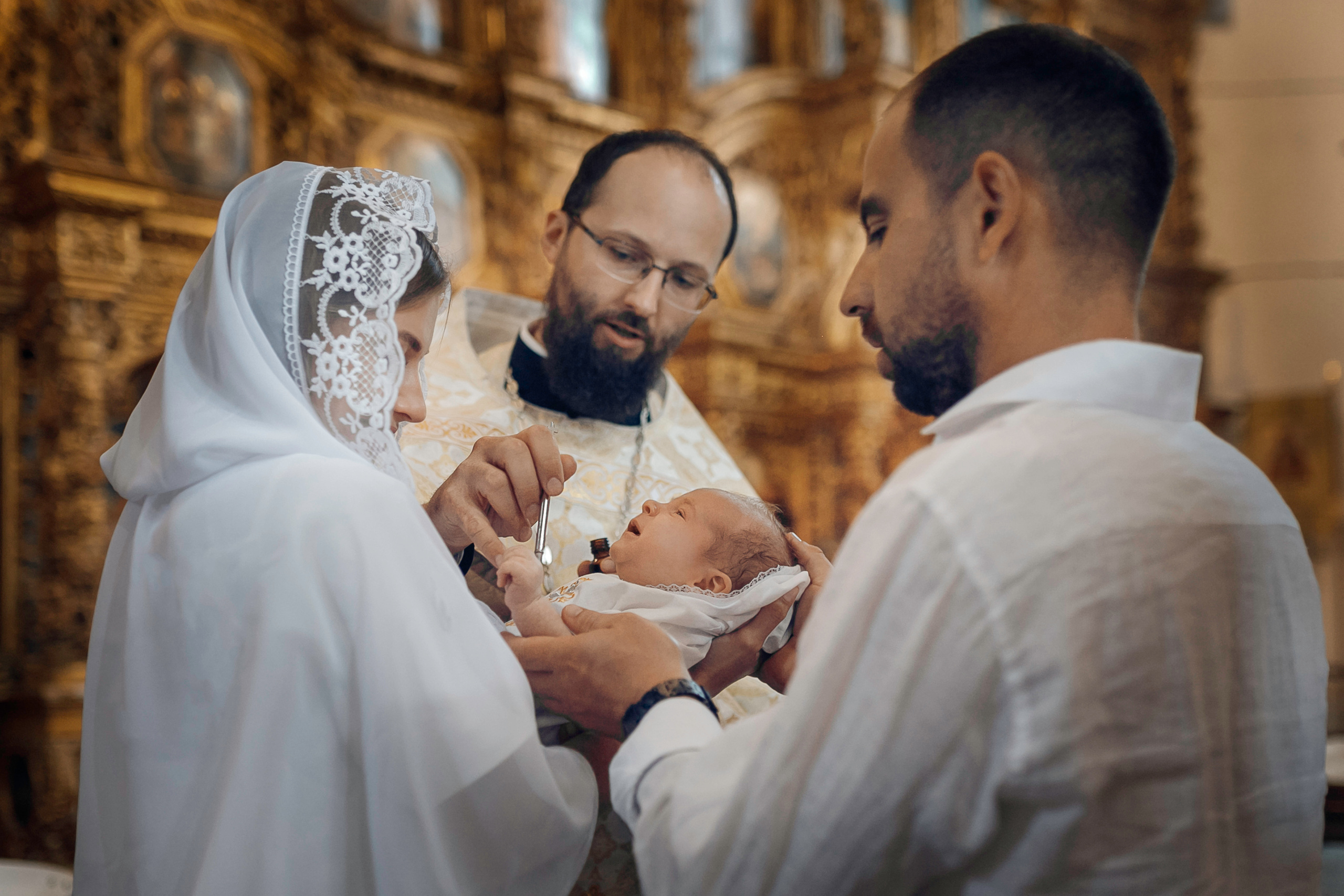 Крещение Луки. Семейный фотограф в г. Ростову-на-Дону Козлова Евгения