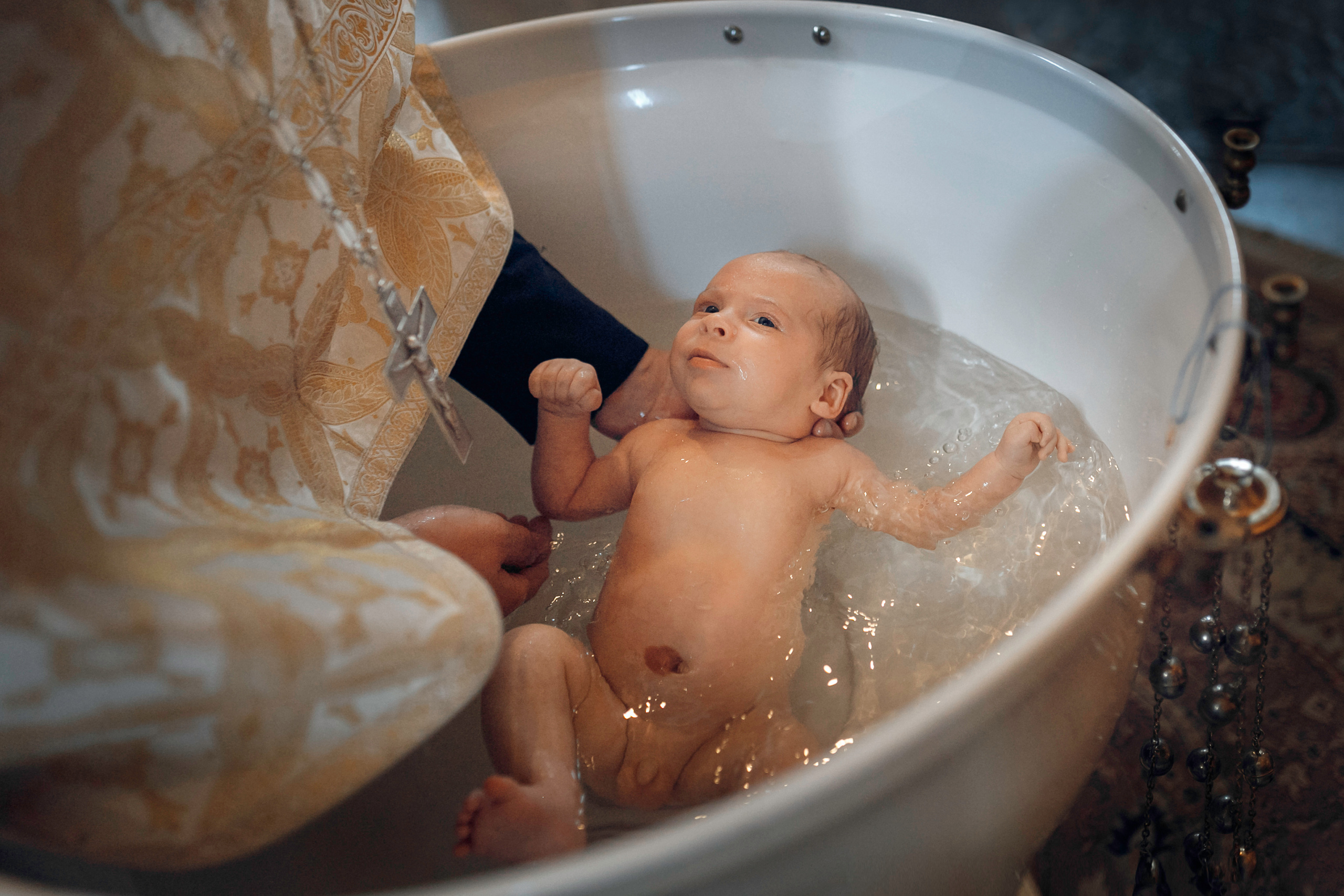 Крещение Луки. Семейный фотограф в г. Ростову-на-Дону Козлова Евгения