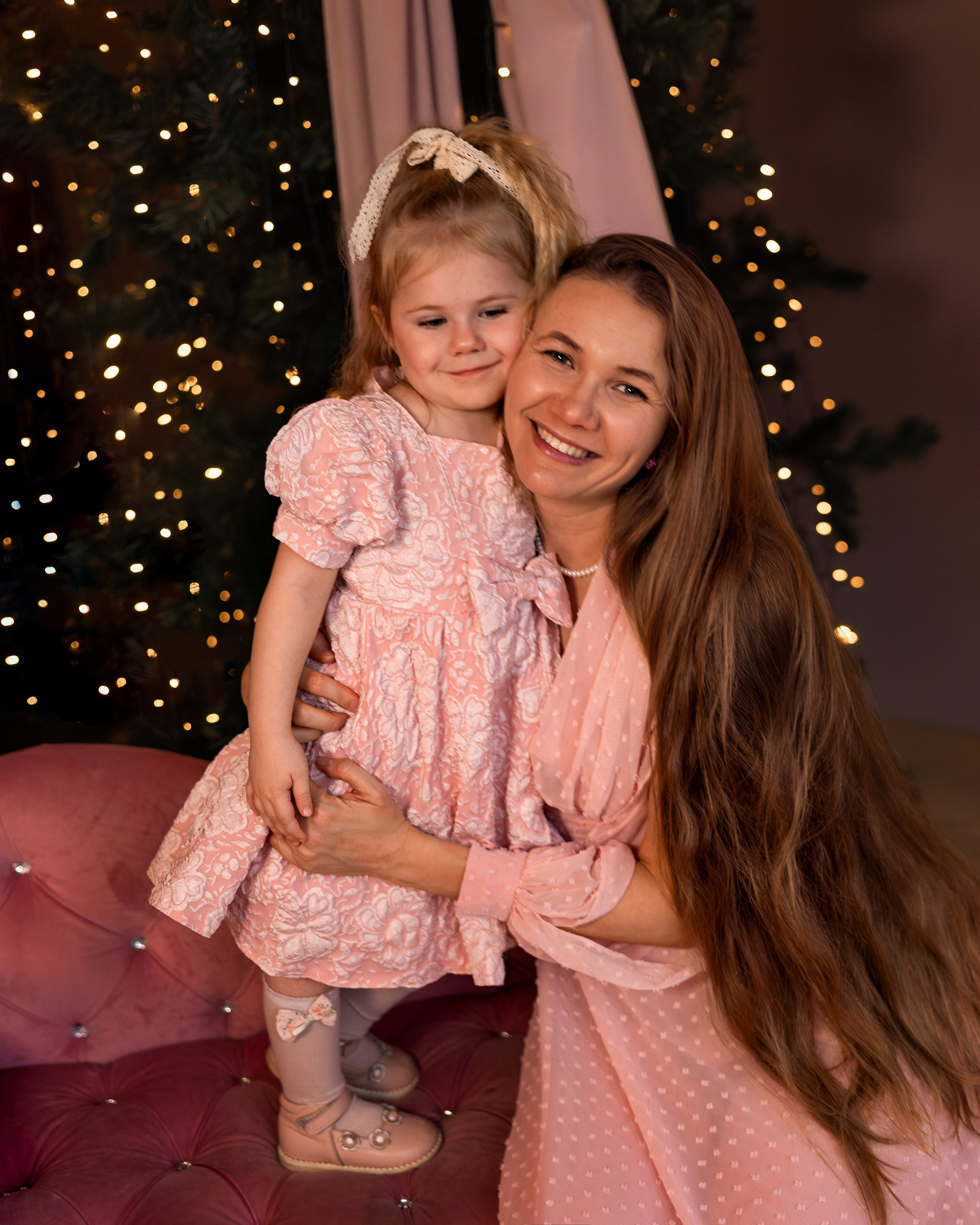 Новогодняя семейная съемка. Детский и семейный фотограф Елена Михайлова в Москве