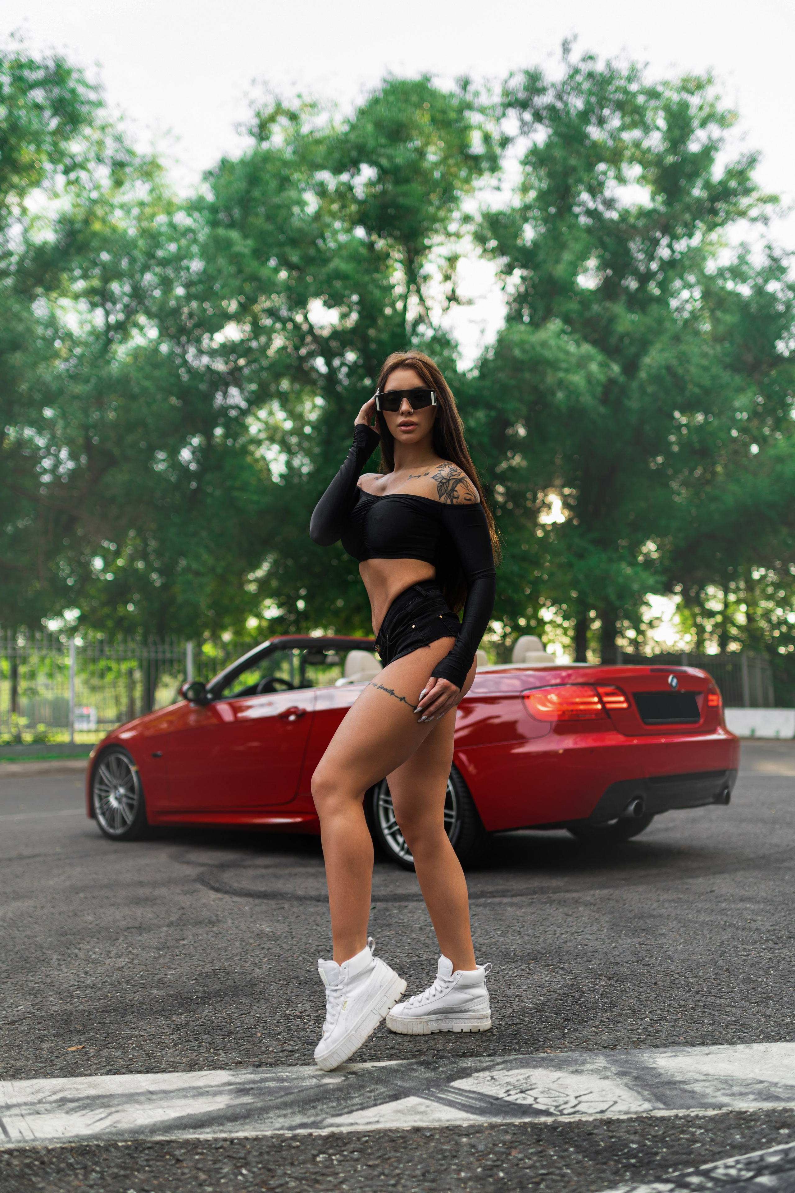 Julia x BMW. Автомобильный фотограф в Москве | Базилев Александр