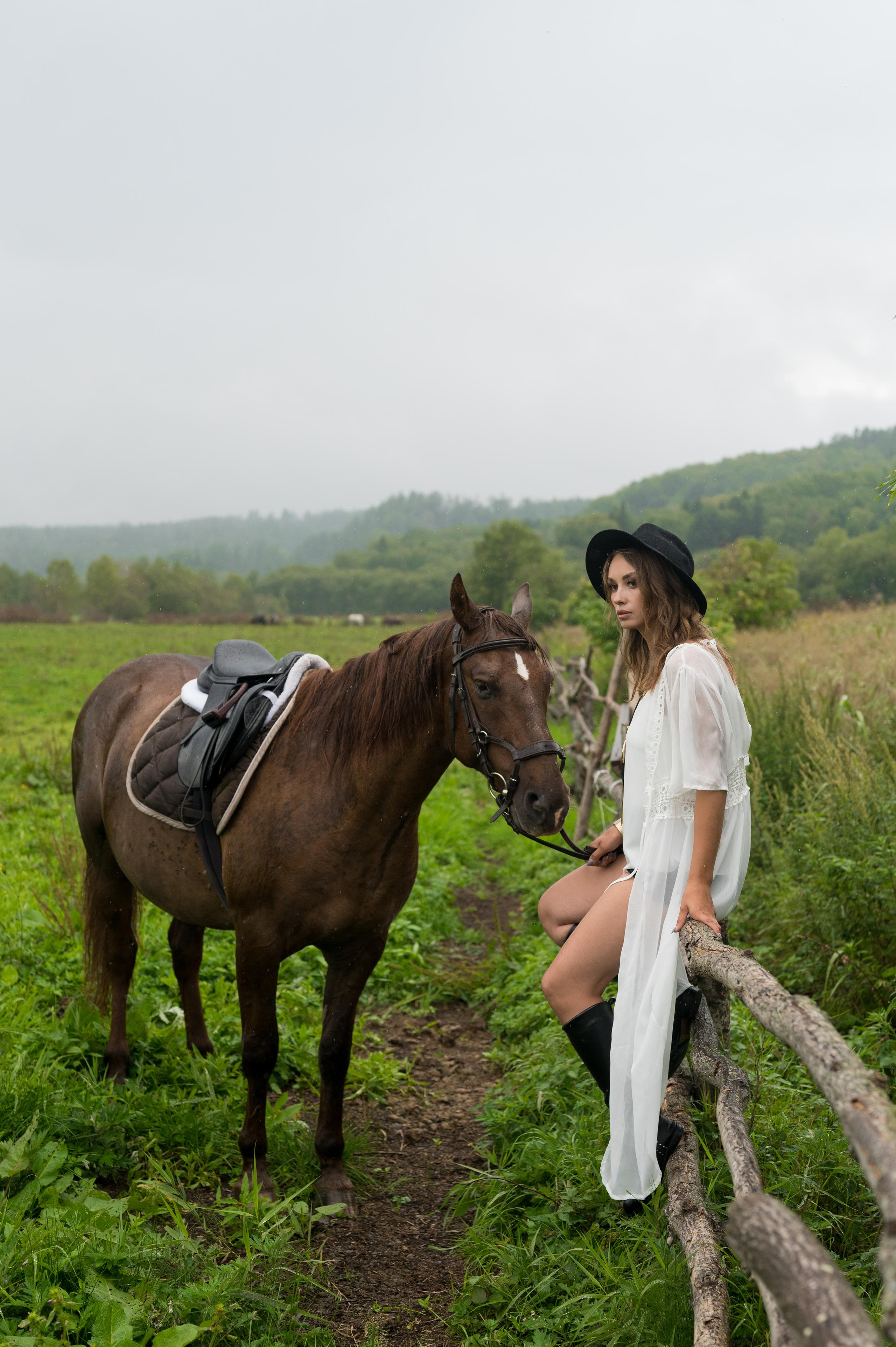 Прогулка с лошадью. Фоторепортажи Сахалина