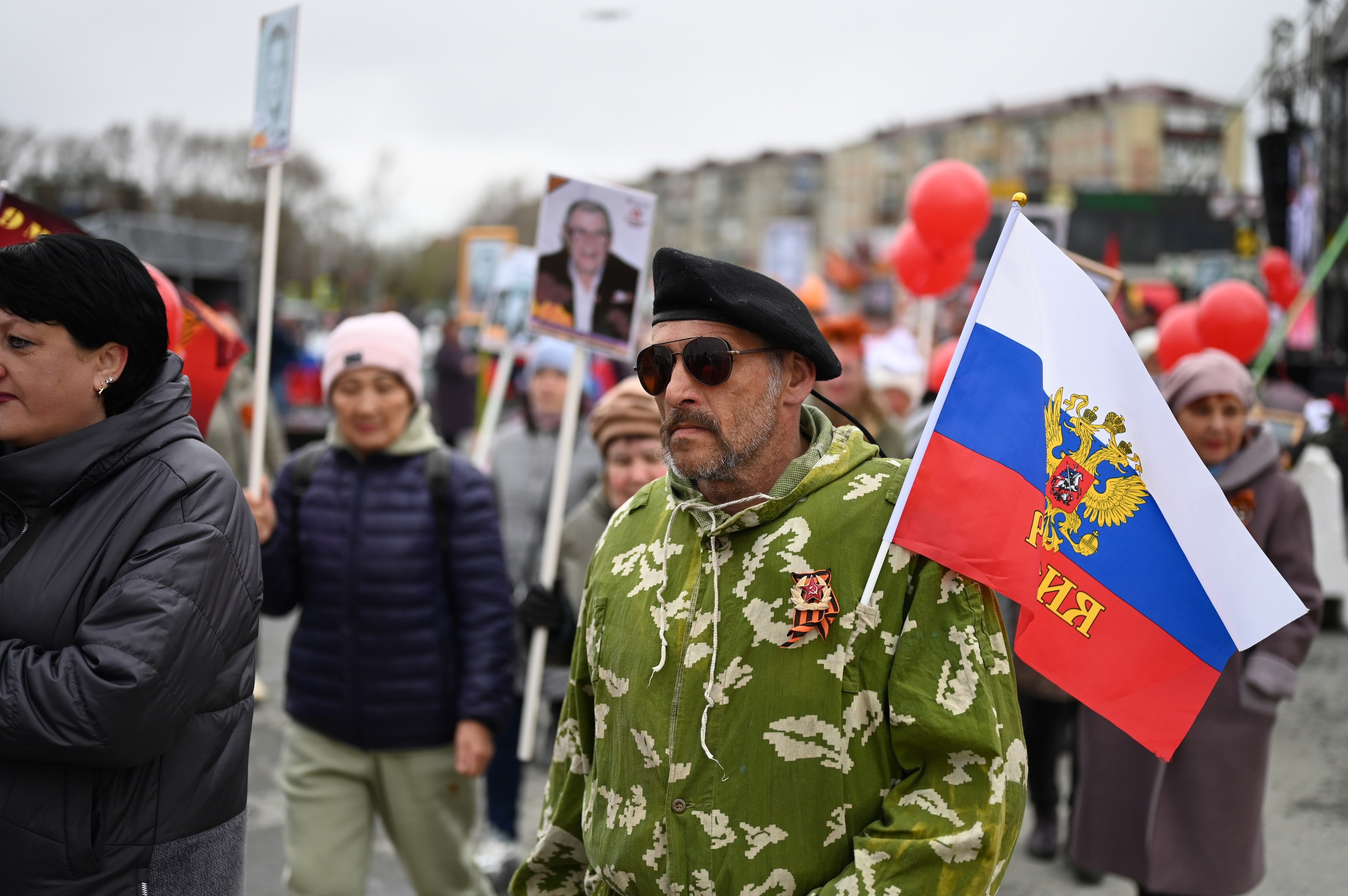 Бессмертный полк. Фоторепортажи Сахалина