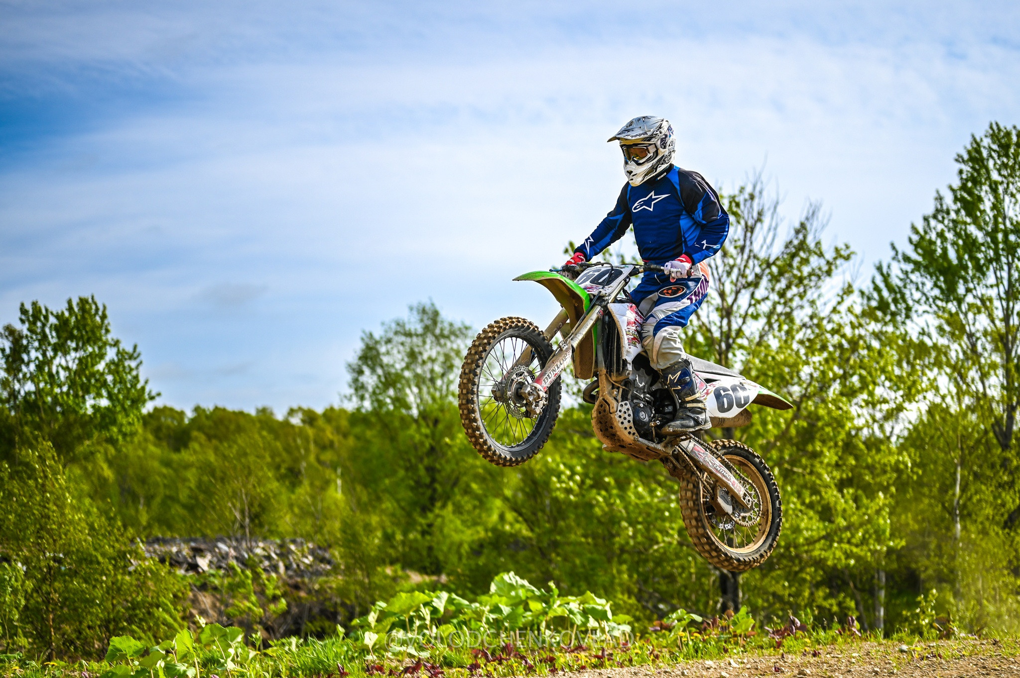 Тренировка по мотокроссу. Фоторепортажи Сахалина