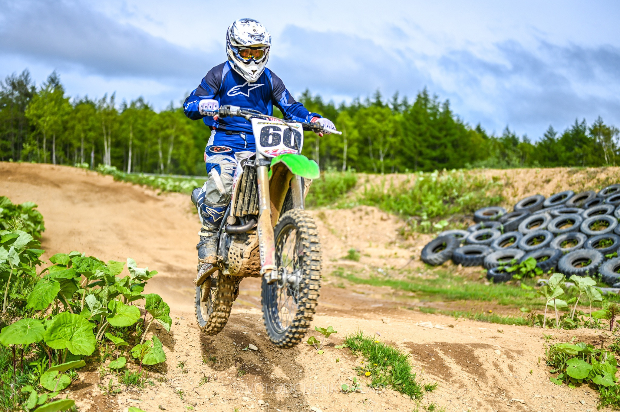 Тренировка по мотокроссу. Фоторепортажи Сахалина