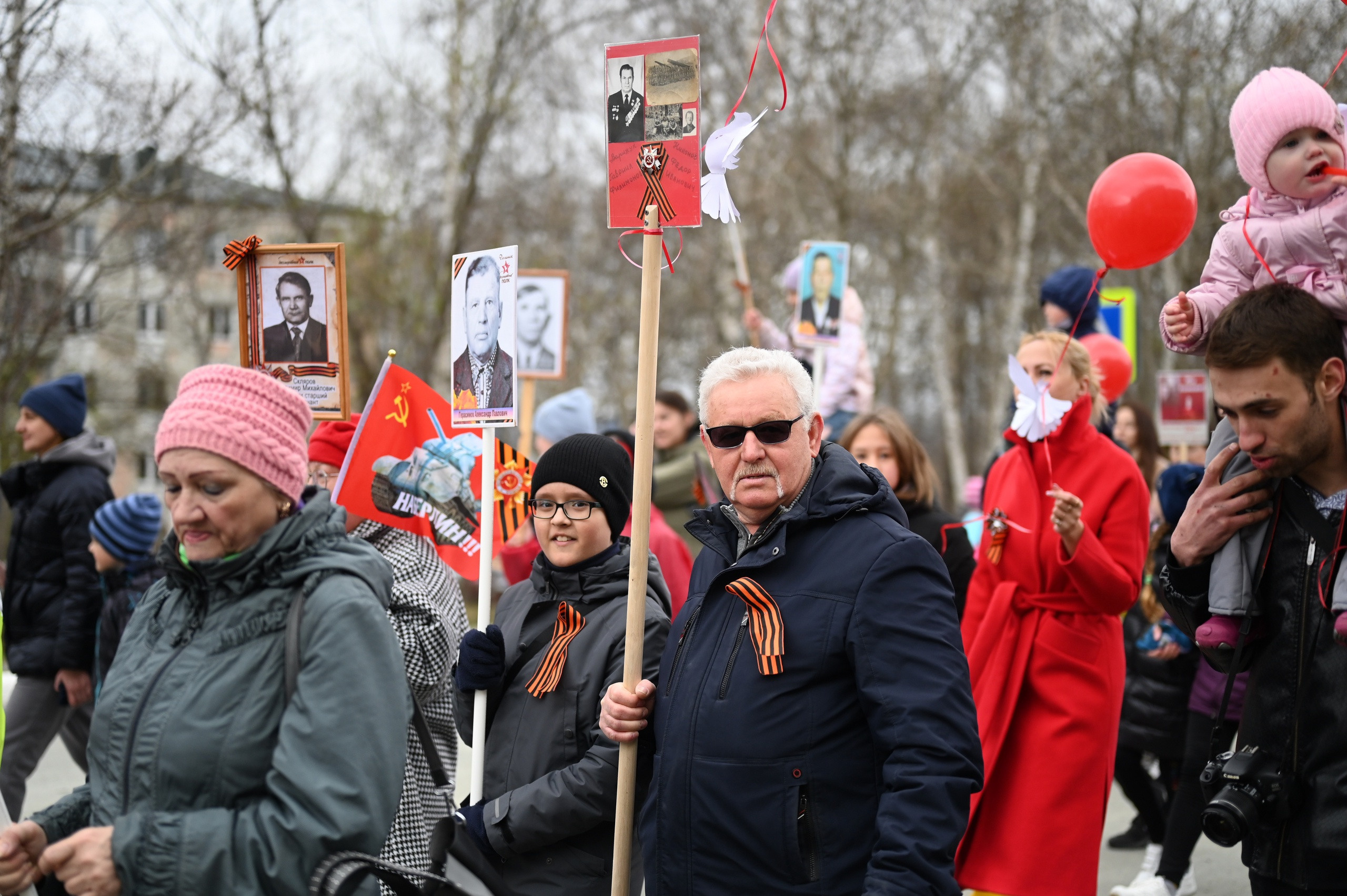 Бессмертный полк. Фоторепортажи Сахалина