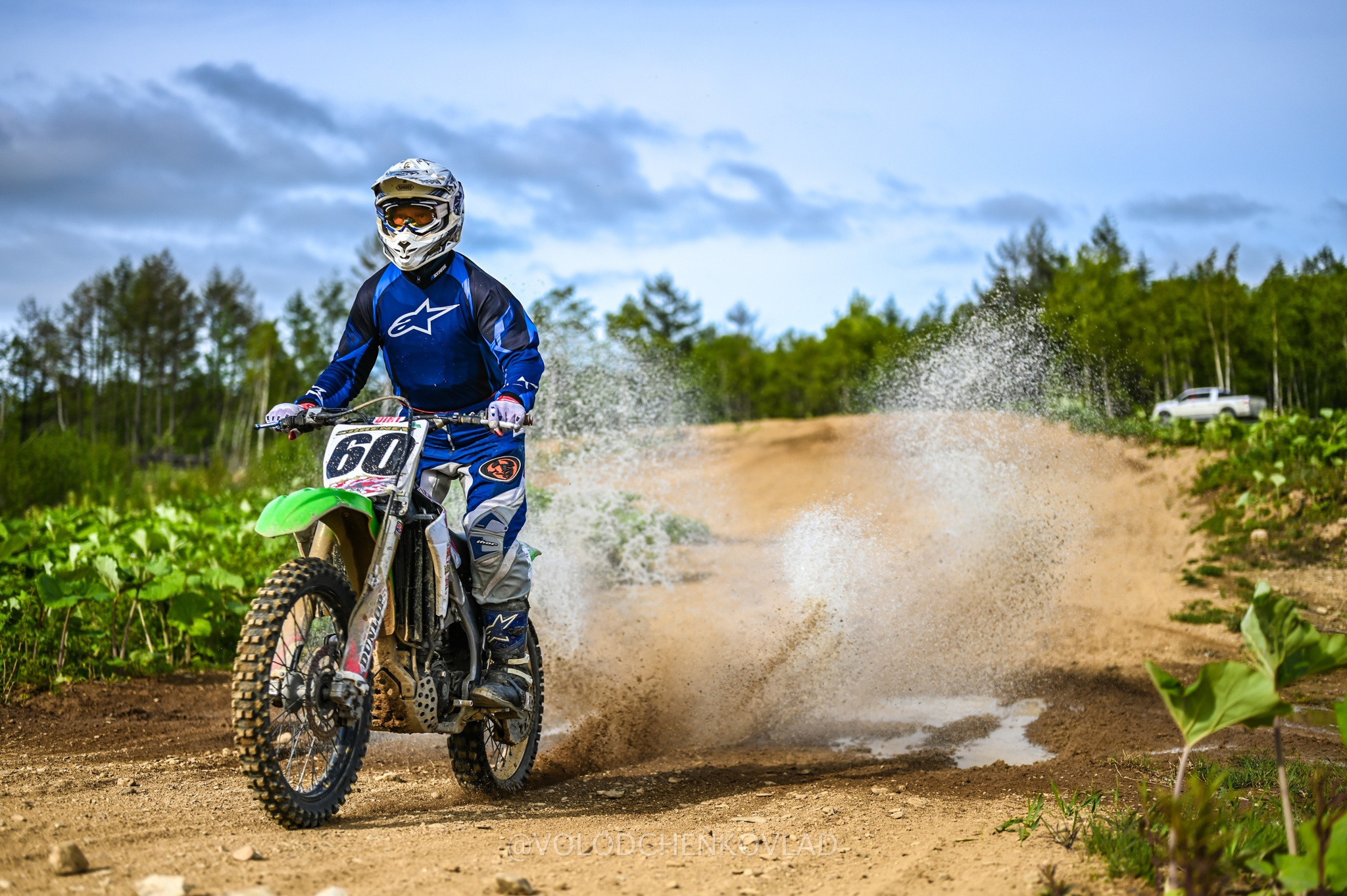 Тренировка по мотокроссу. Фоторепортажи Сахалина