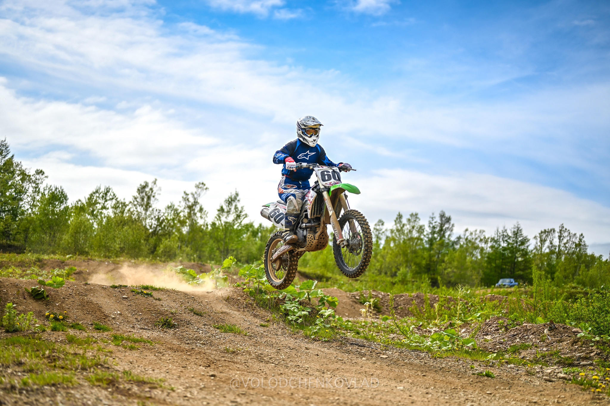 Тренировка по мотокроссу. Фоторепортажи Сахалина