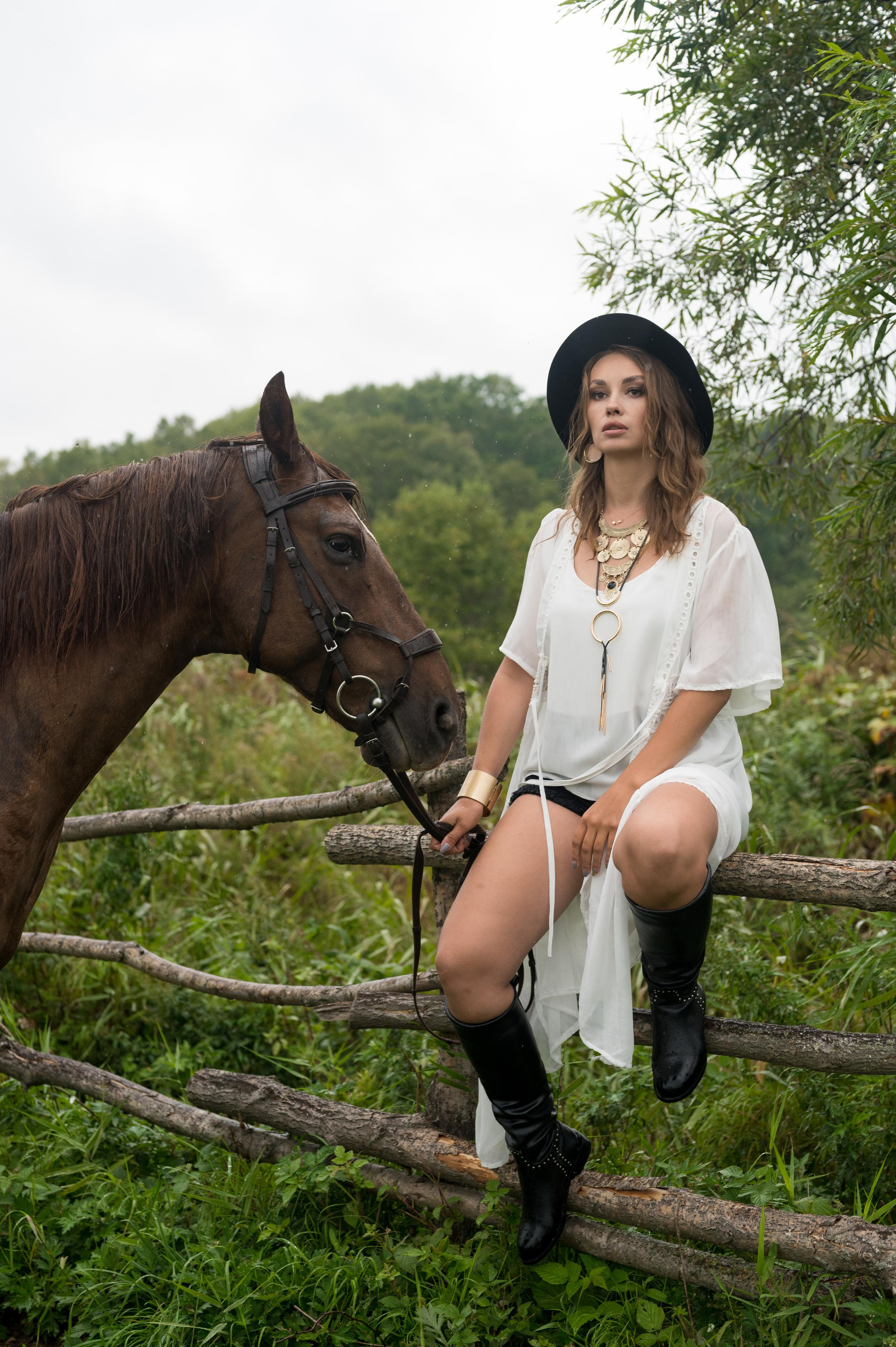 Прогулка с лошадью. Фоторепортажи Сахалина