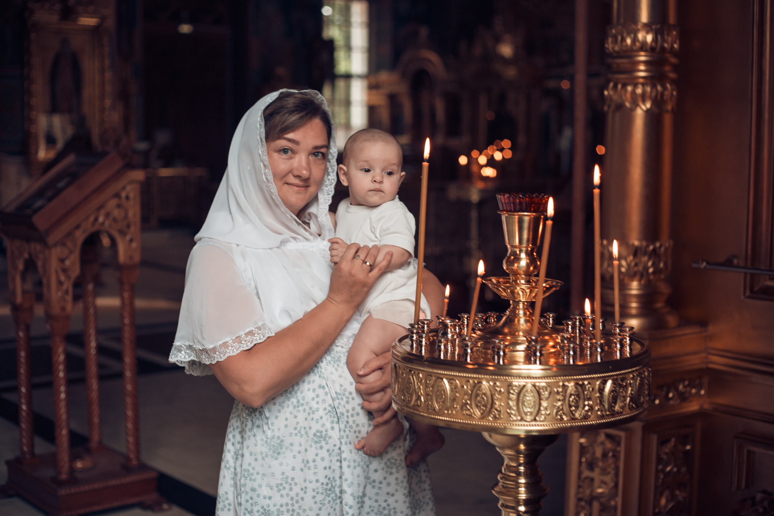 Крещение Татьяны в Свято-Троицком кафедральном соборе Калуги