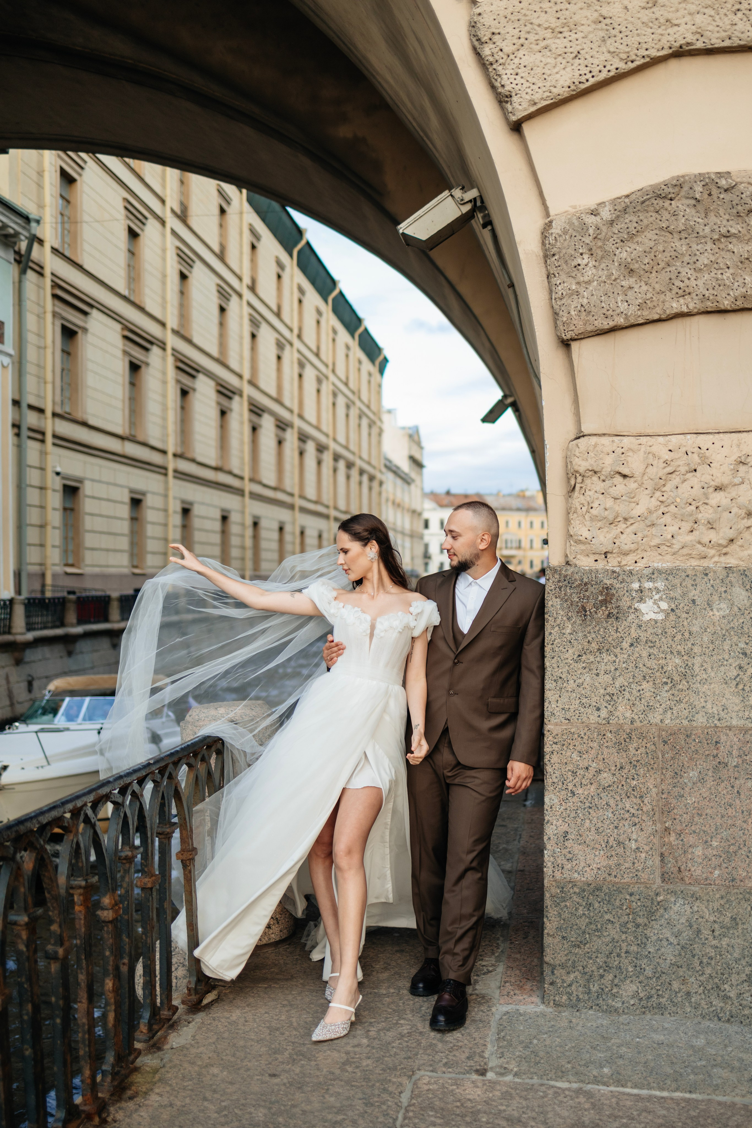 Руслан и Виолетта — Исаакий, Зимняя канавка. Боженова Елена фотограф Санкт-Петербург