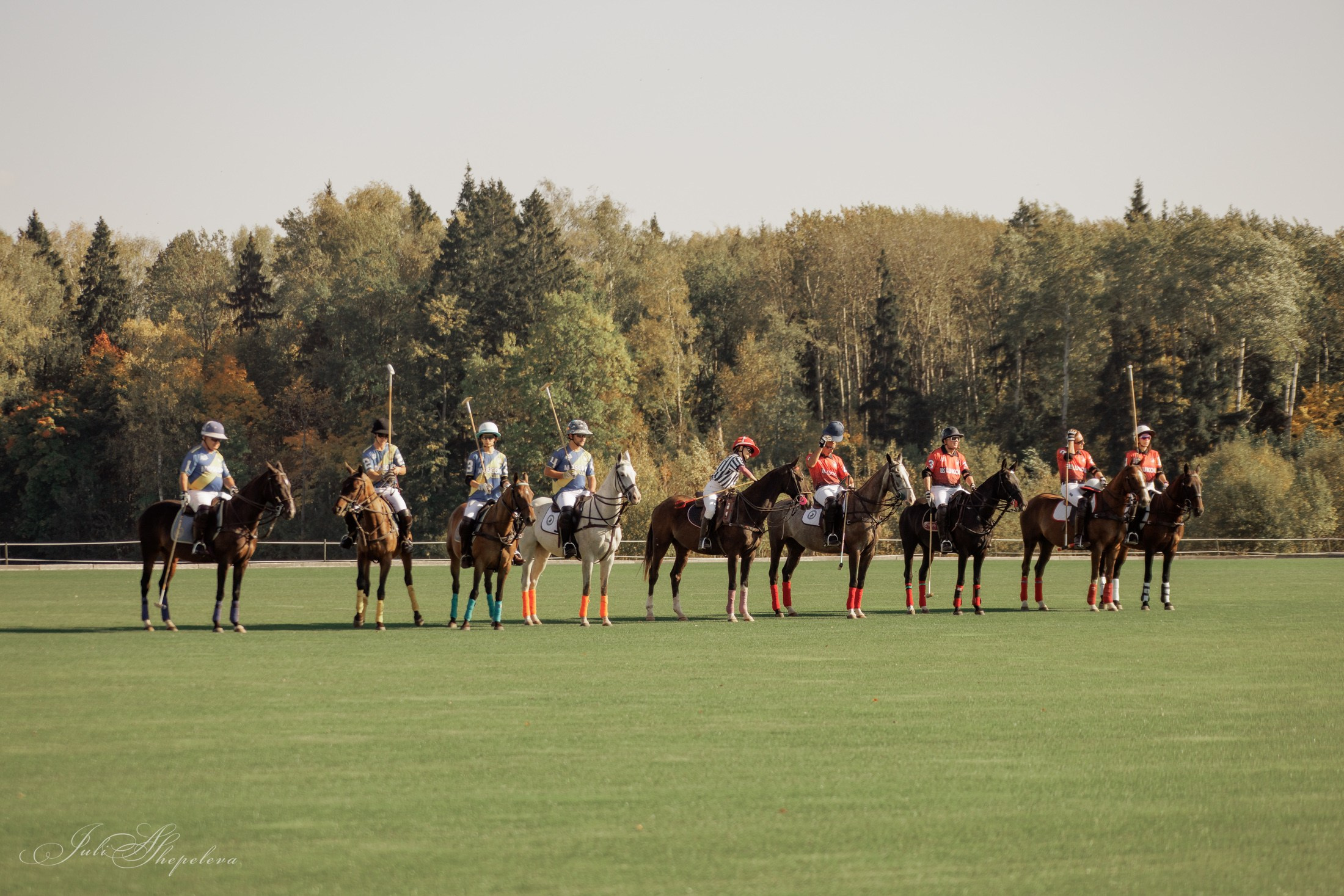 Осенний кубок по конному поло. Детская Конная фотография в Москве Юлия Шепелева