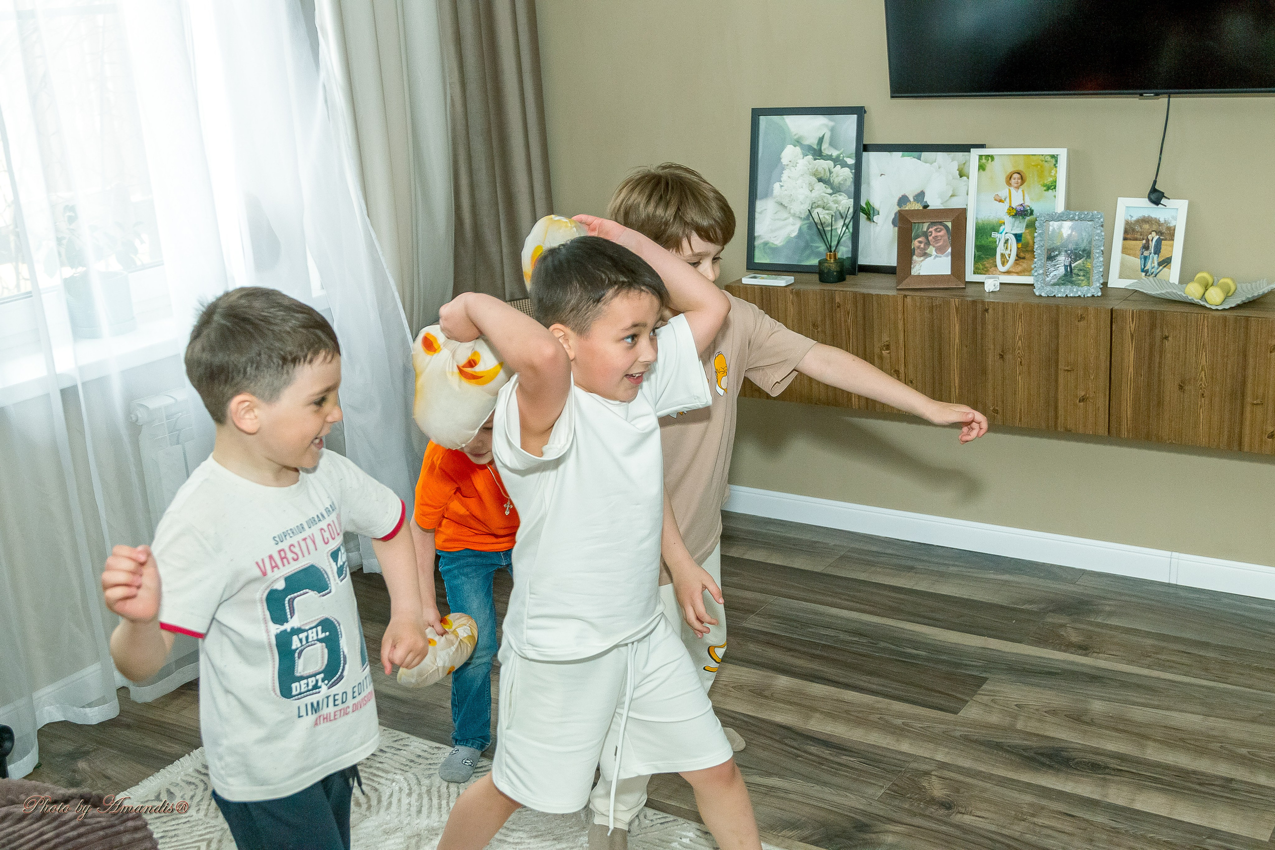 День рождения Лёвы (6 лет). Репортажная съемка в Москве и области. Анималистика